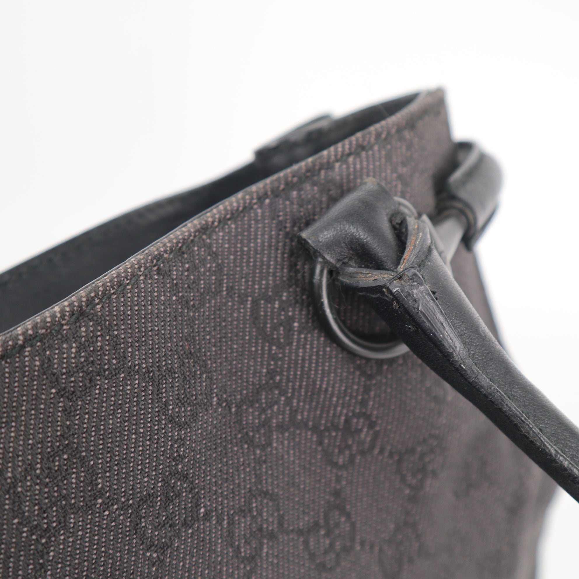 C1958 Gucci Tote Bag Totes | Pre-Owned Excellent Black Canvas