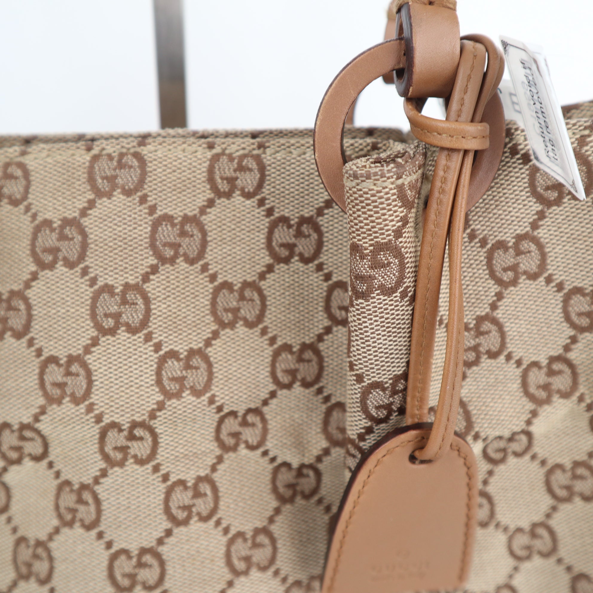 C1959 Gucci Tote Bag GG | Pre-Owned Excellent Beige Canvas and Leather GG Monogram