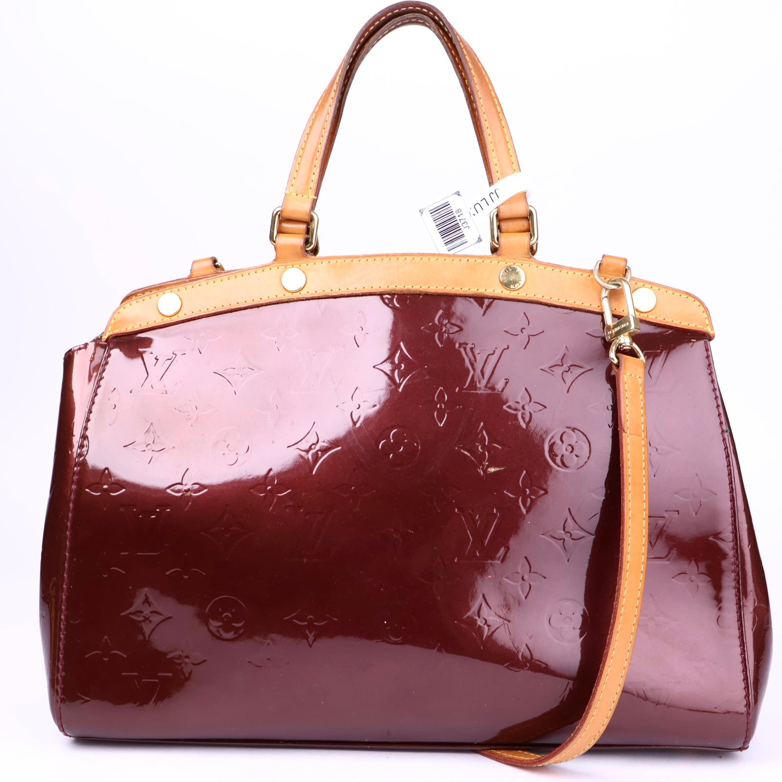 J3718 Louis Vuitton Monogram Embossed Bréa Leather Handbag- Pre Owned