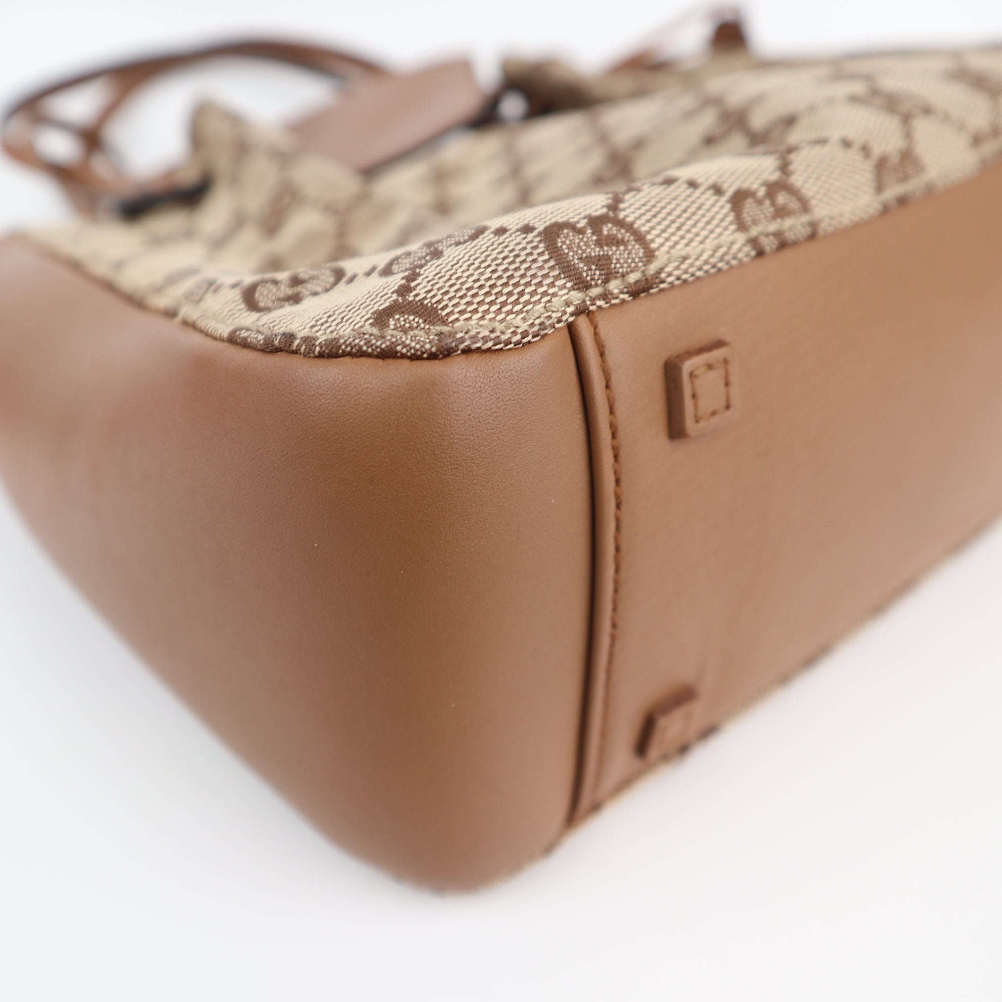 C1959 Gucci Tote Bag GG | Pre-Owned Excellent Beige Canvas and Leather GG Monogram