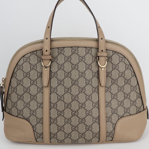 C1964 Gucci Top Handle Bag GG Supreme Small Nice Dome | Pre-Owned Excellent Canvas GG Supreme