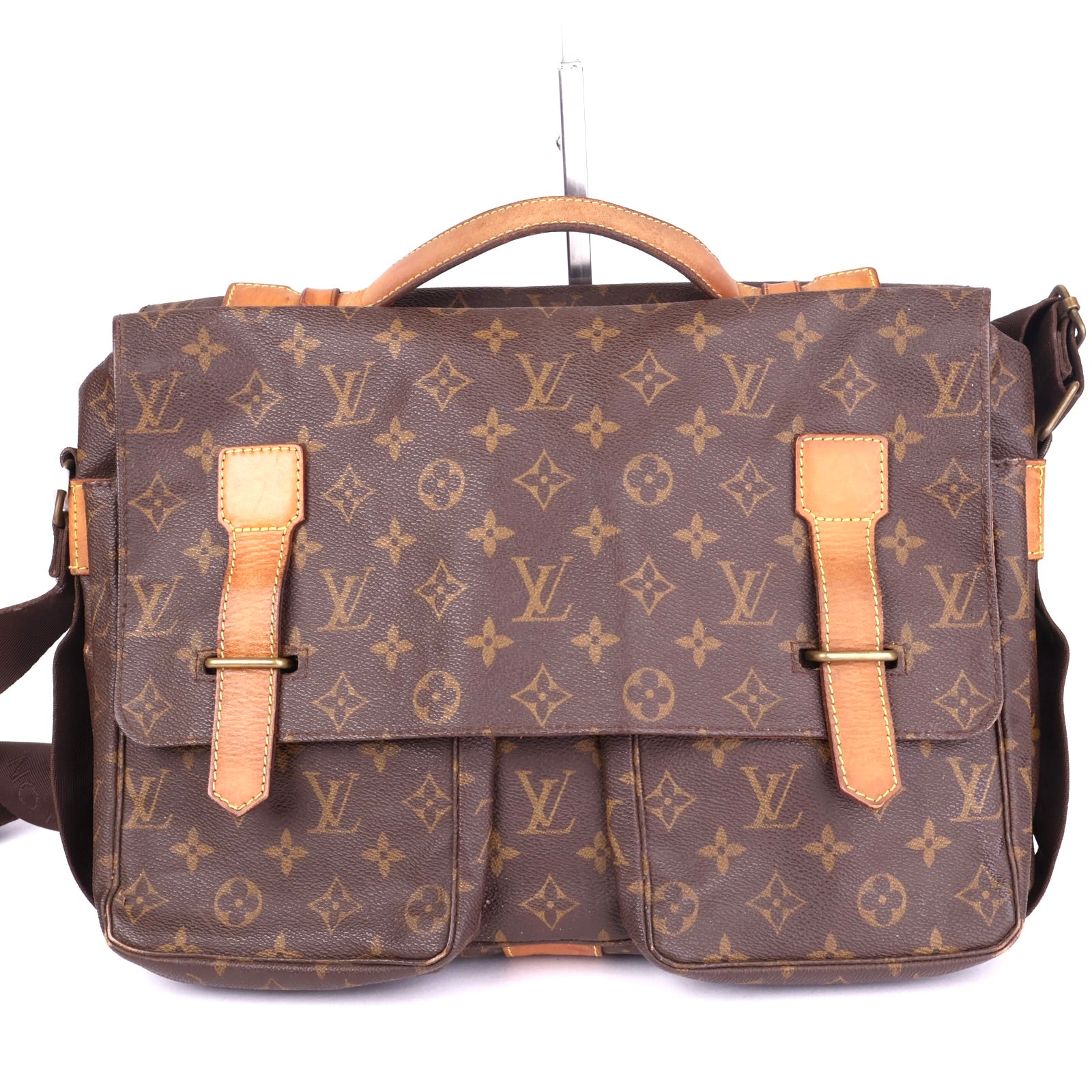 J3725 Louis Vuitton Hand Bag Broadway Brown Monogram- Pre Owned