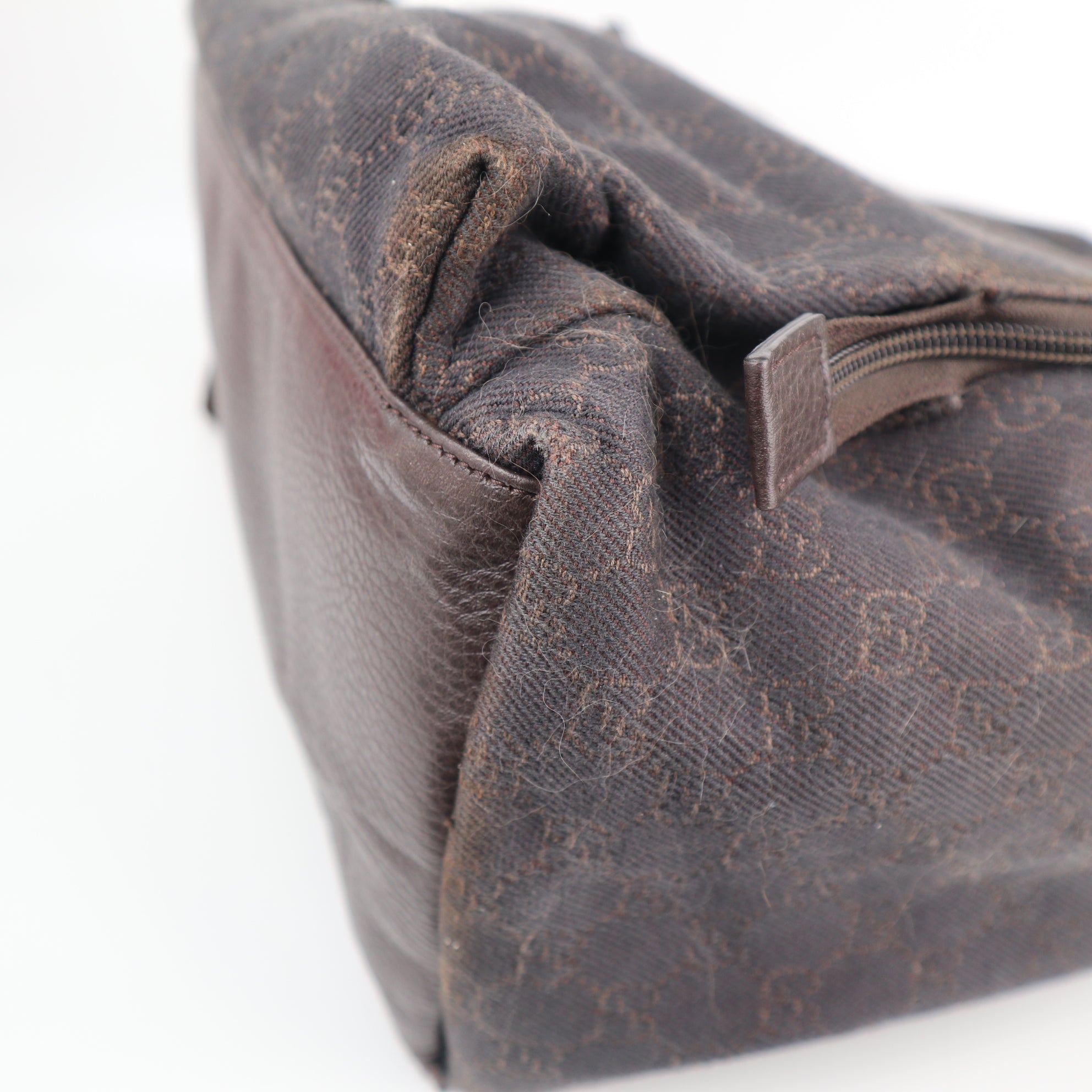 C1965# Gucci Backpack GG Monogram Backpack | Pre-Owned Very Good Black Canvas GG Monogram