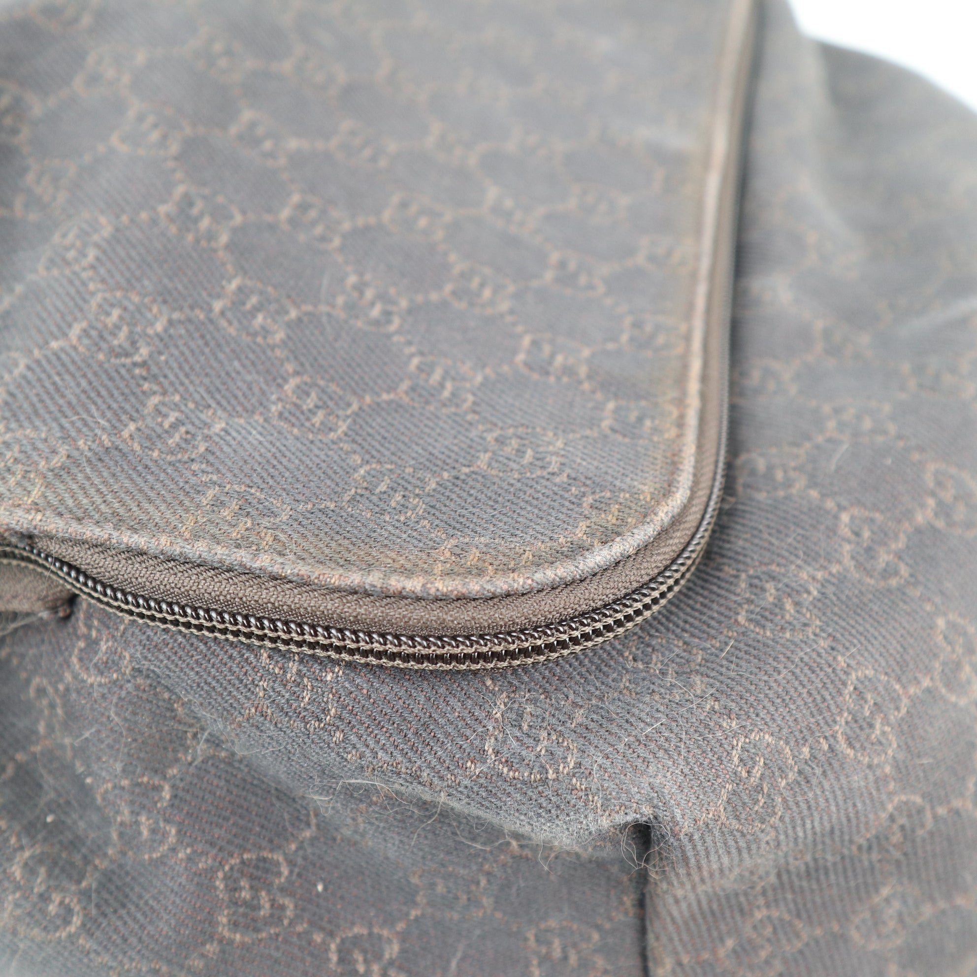 C1965# Gucci Backpack GG Monogram Backpack | Pre-Owned Very Good Black Canvas GG Monogram