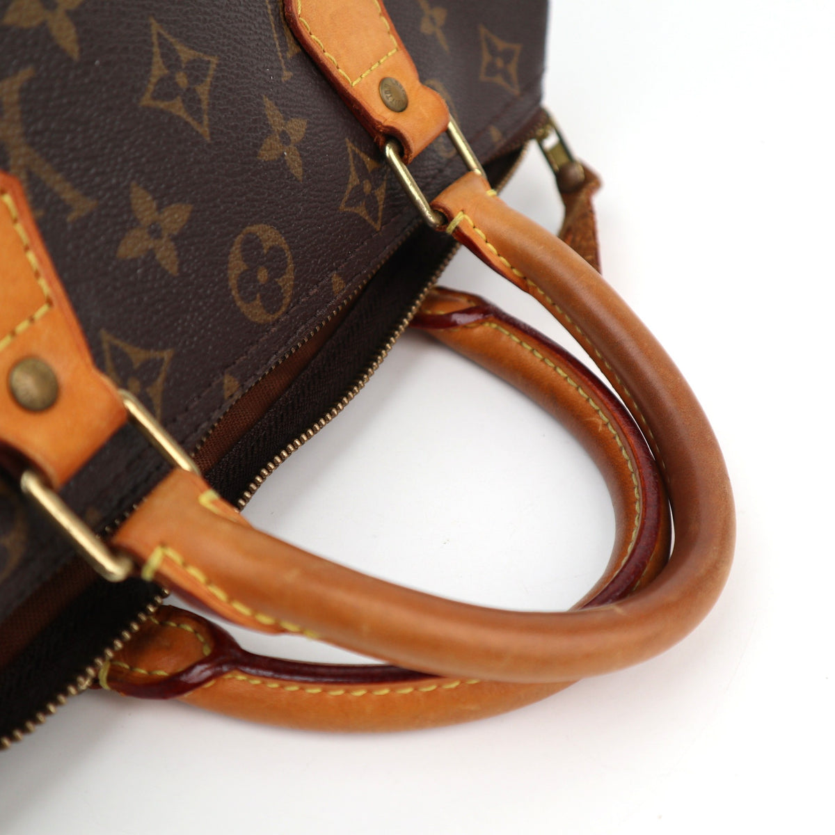 C2989 Louis Vuitton Top Handle Bag Monogram Canvas Speedy 30 | Pre-Owned Very Good Brown Coated canvas Monogram