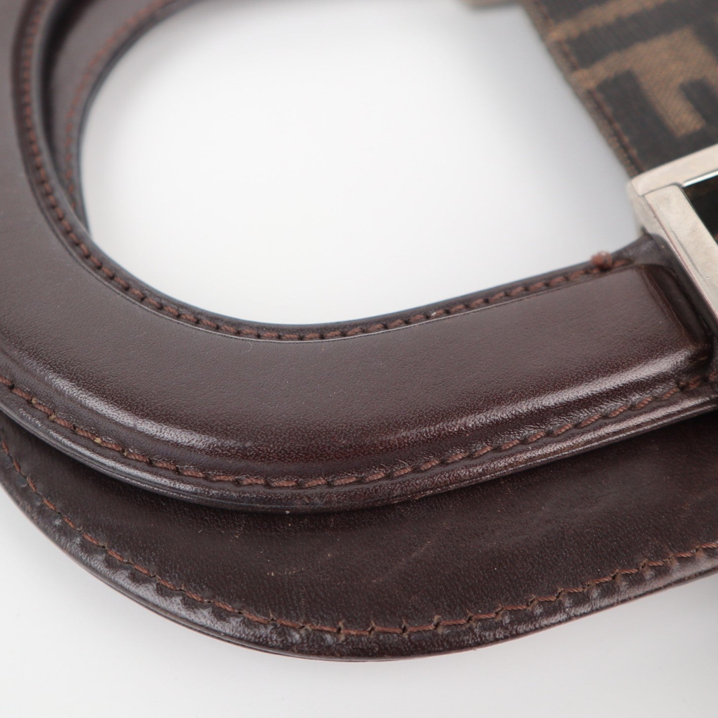 C1966 Fendi Top Handle Bag Zucca | Pre-Owned Very Good Canvas Zucca