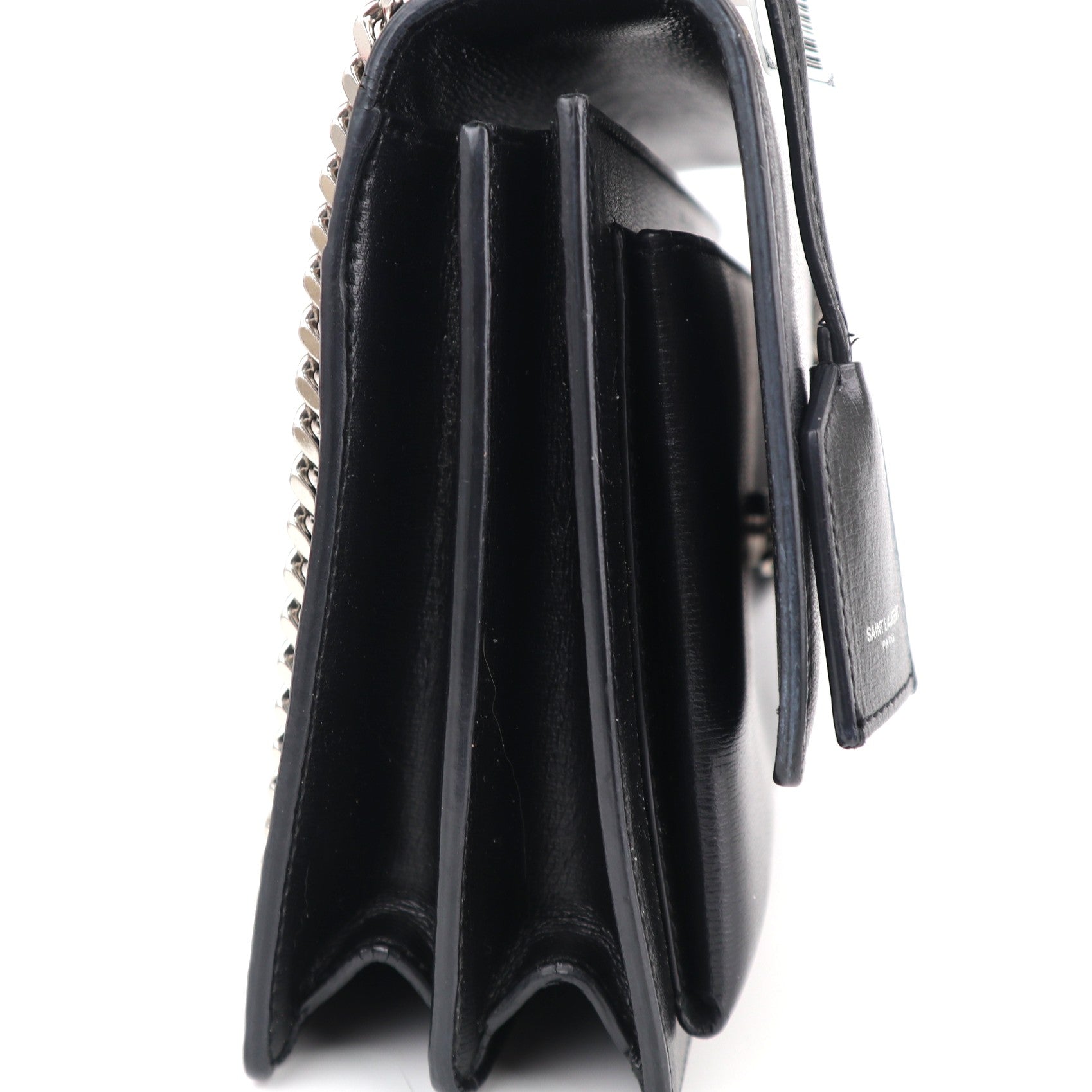 C1968 Saint Laurent Crossbody Bag Sunset Medium | Pre-Owned Excellent Black