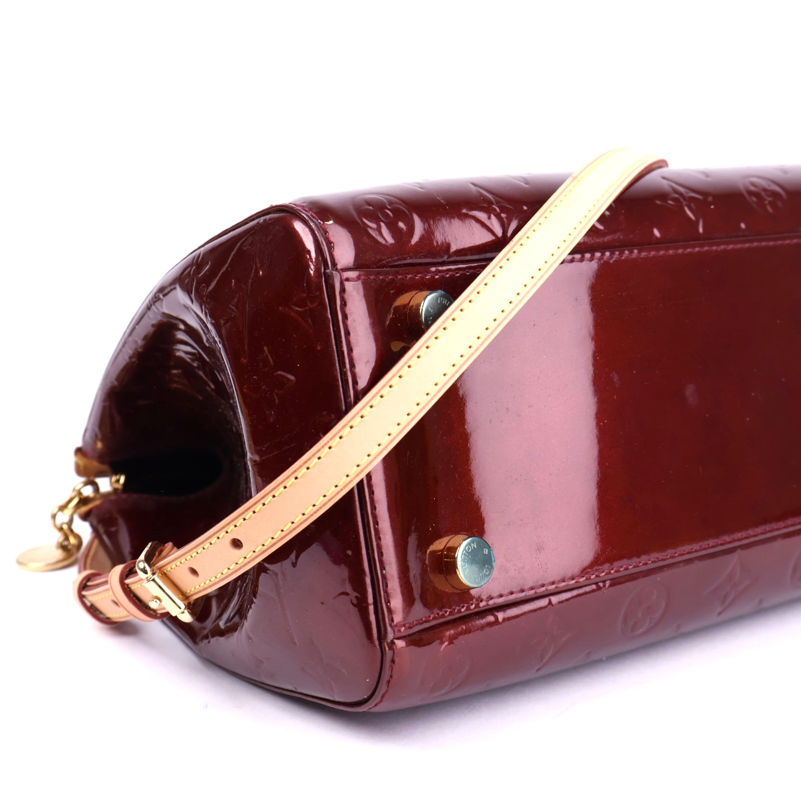 J3439 Louis Vuitton Monogram Embossed Bréa Leather Handbag GM- Pre Owned