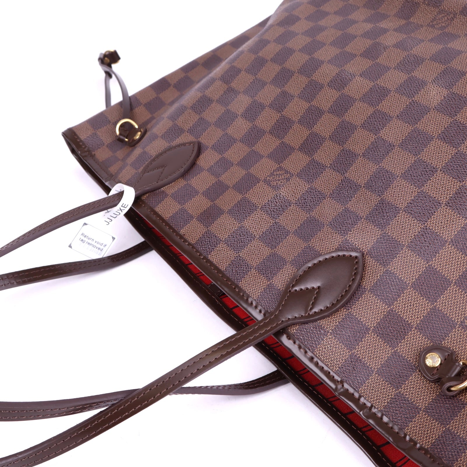J3442 Louis Vuitton Neverfull MM Damier Ebene Canvas- Pre Owned