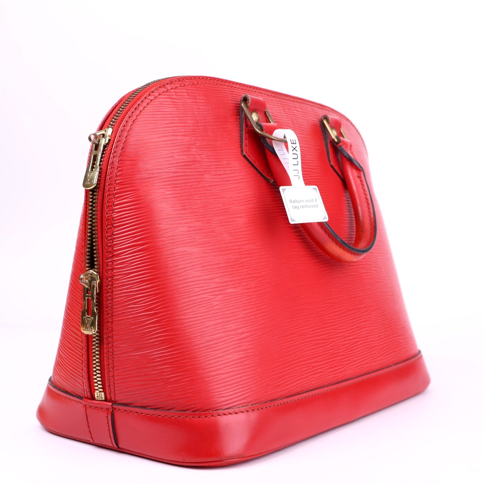 J3443 LOUIS VUITTON Epi Alma PM Castillan Red Bag- Pre Owned