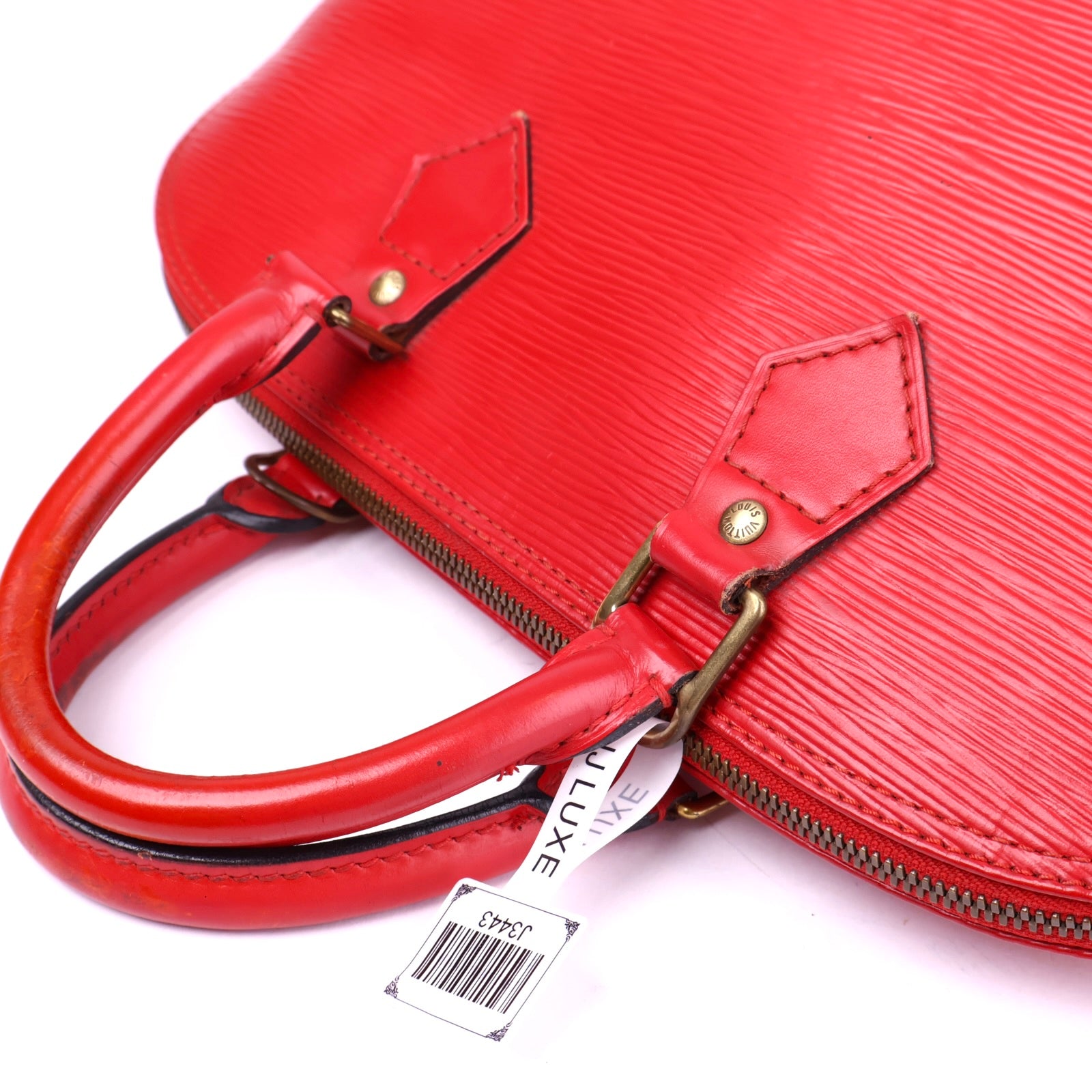 J3443 LOUIS VUITTON Epi Alma PM Castillan Red Bag- Pre Owned