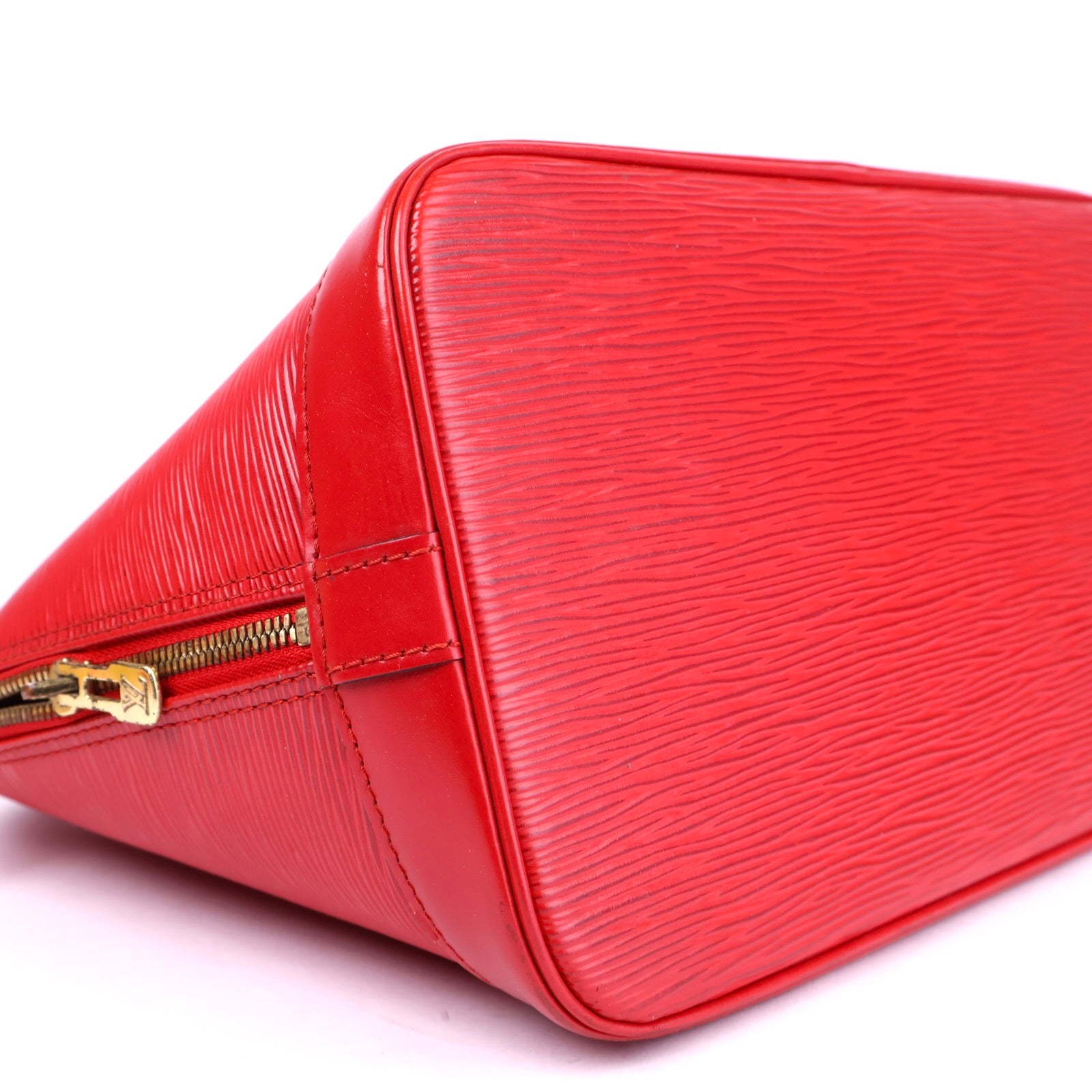 J3443 LOUIS VUITTON Epi Alma PM Castillan Red Bag- Pre Owned