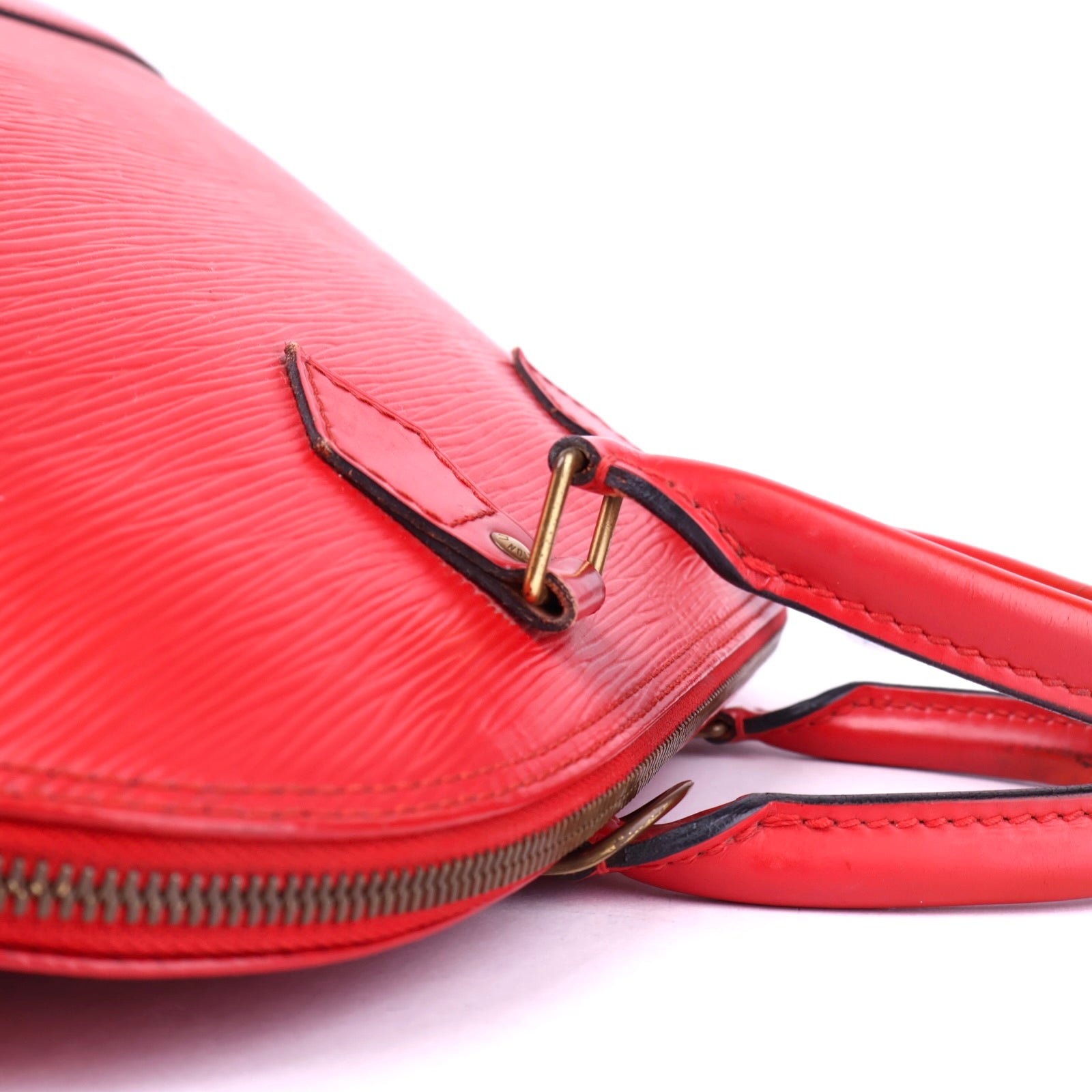 J3443 LOUIS VUITTON Epi Alma PM Castillan Red Bag- Pre Owned