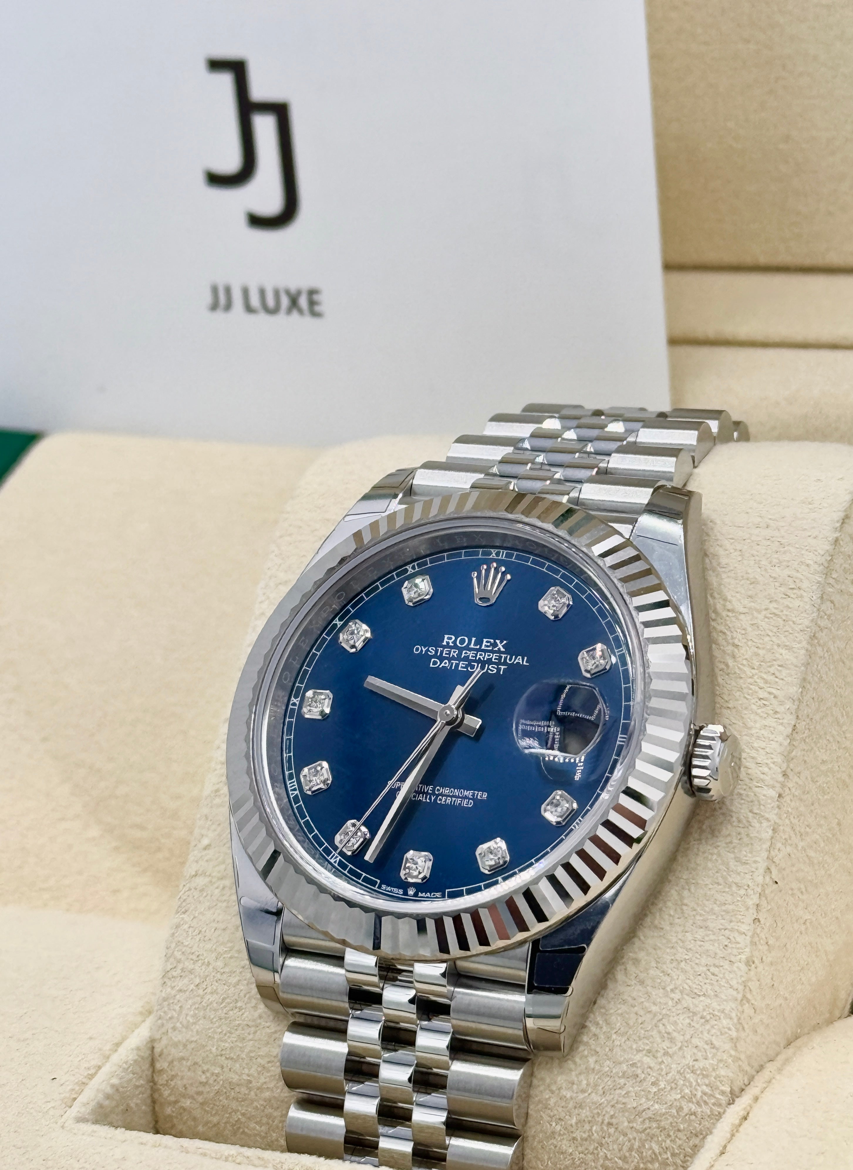 Rolex Datejust Blue 41mm 126334G