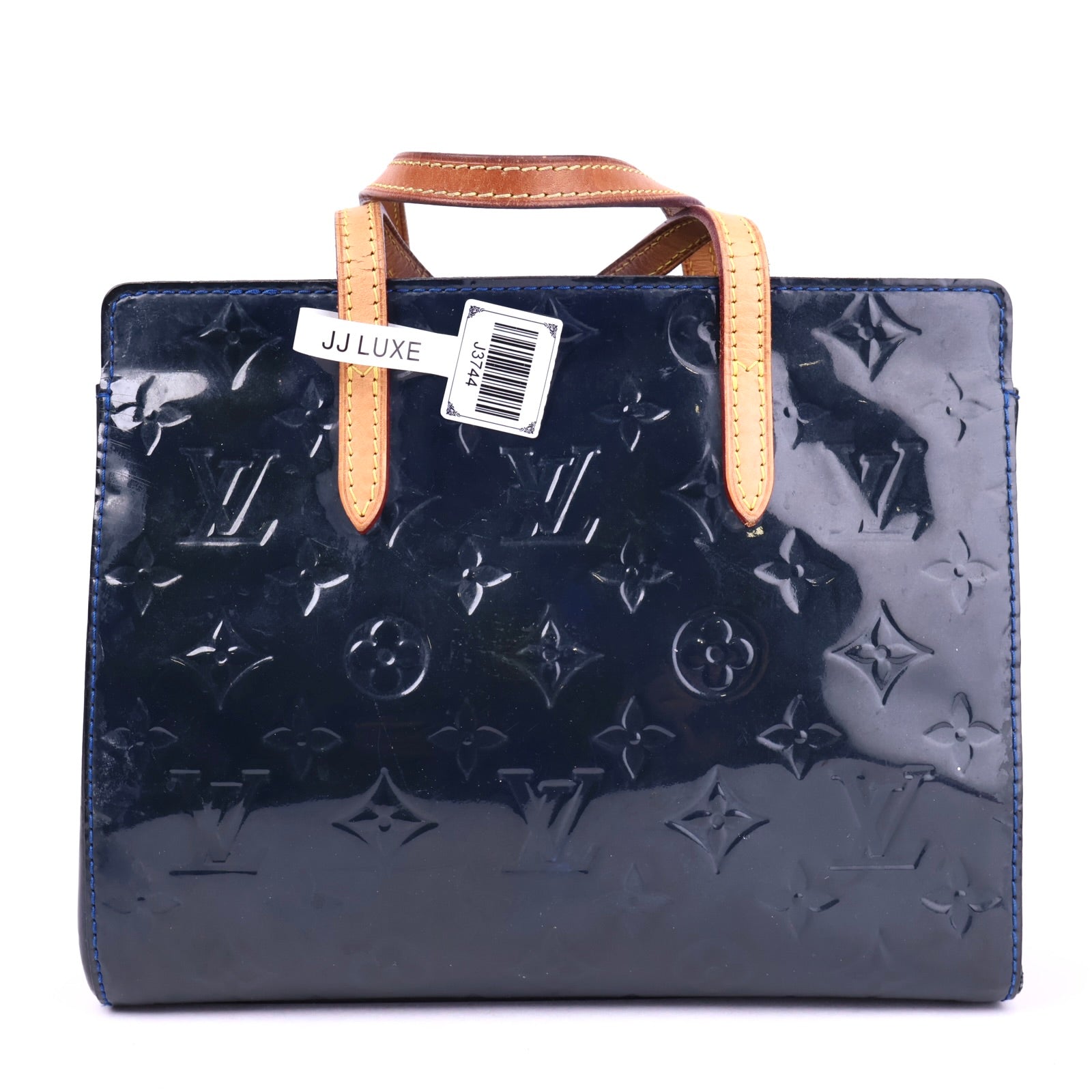 J3744 Louis Vuitton Vernis Catalina BB Grand Blue- Pre Owned