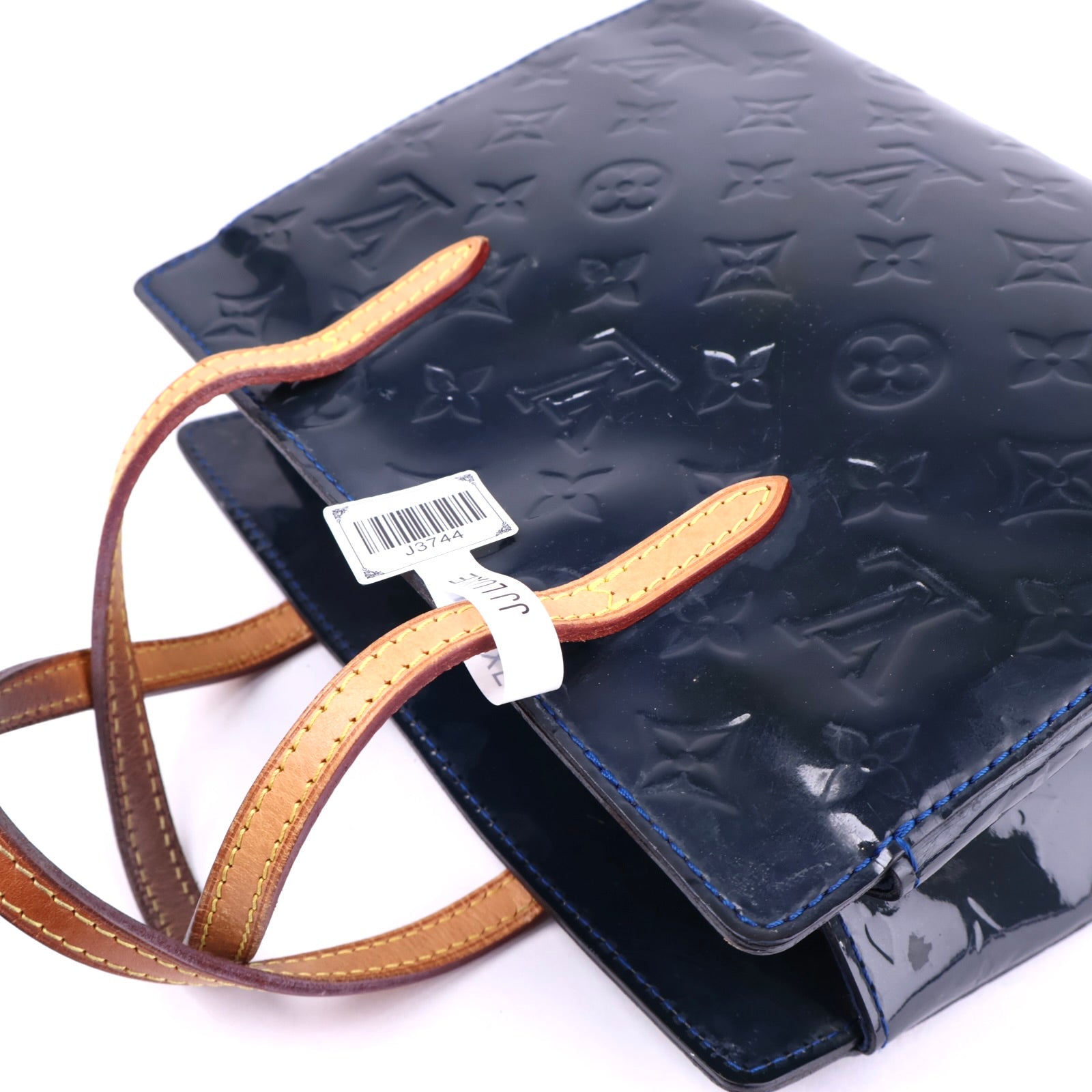 J3744 Louis Vuitton Vernis Catalina BB Grand Blue- Pre Owned