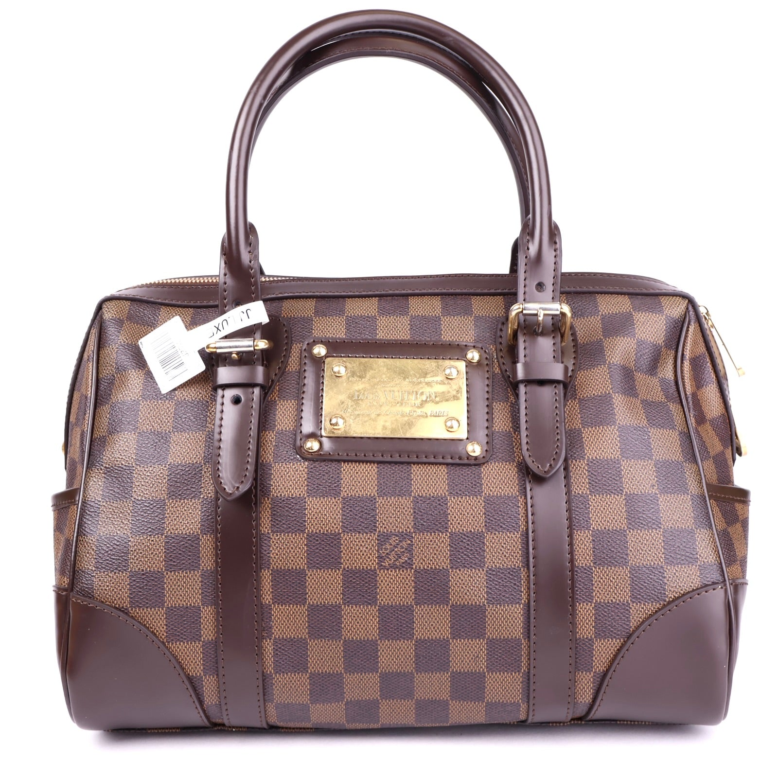 J3743 Louis Vuitton Berkeley Handbag Damier Shoulder Bag- Pre Owned