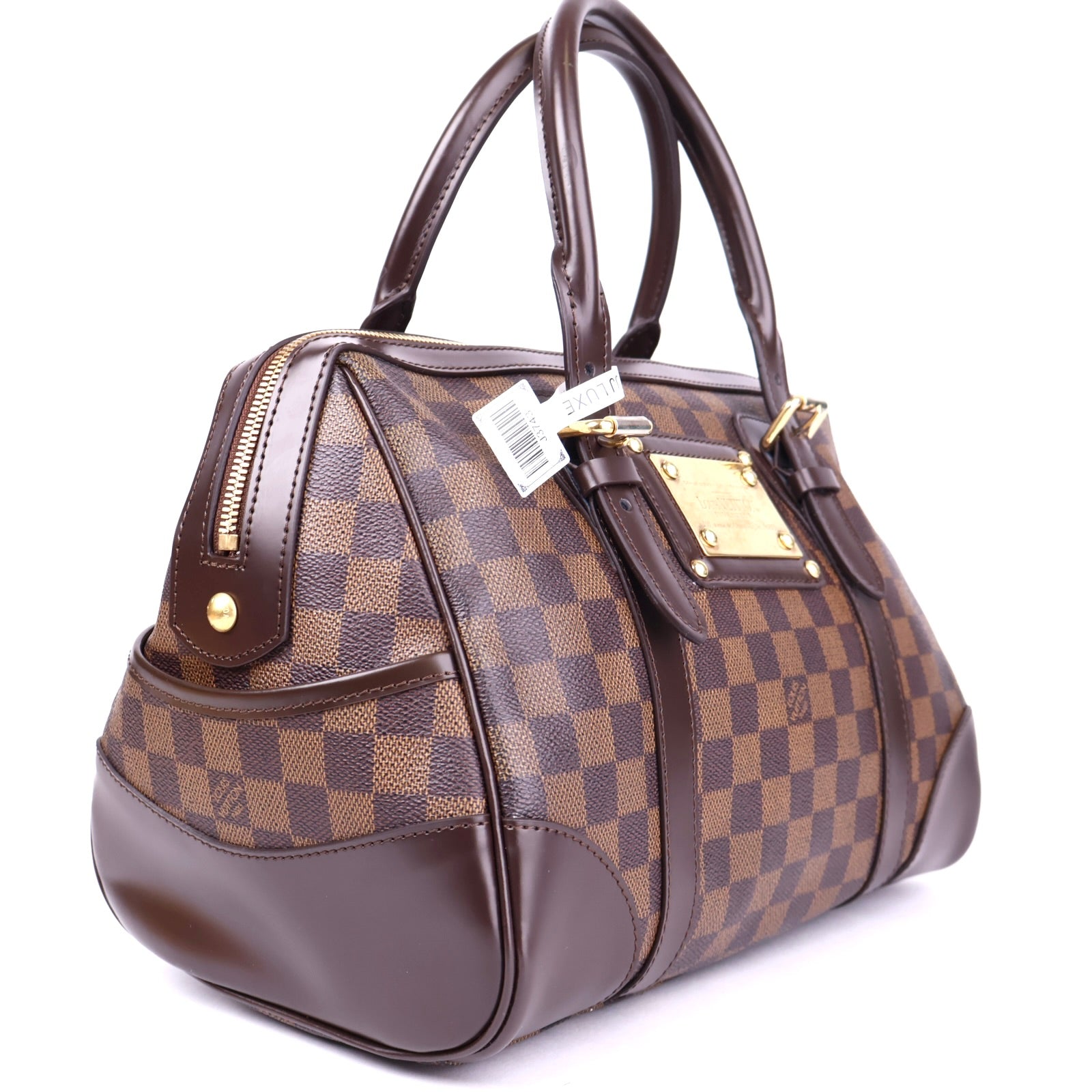 J3743 Louis Vuitton Berkeley Handbag Damier Shoulder Bag- Pre Owned