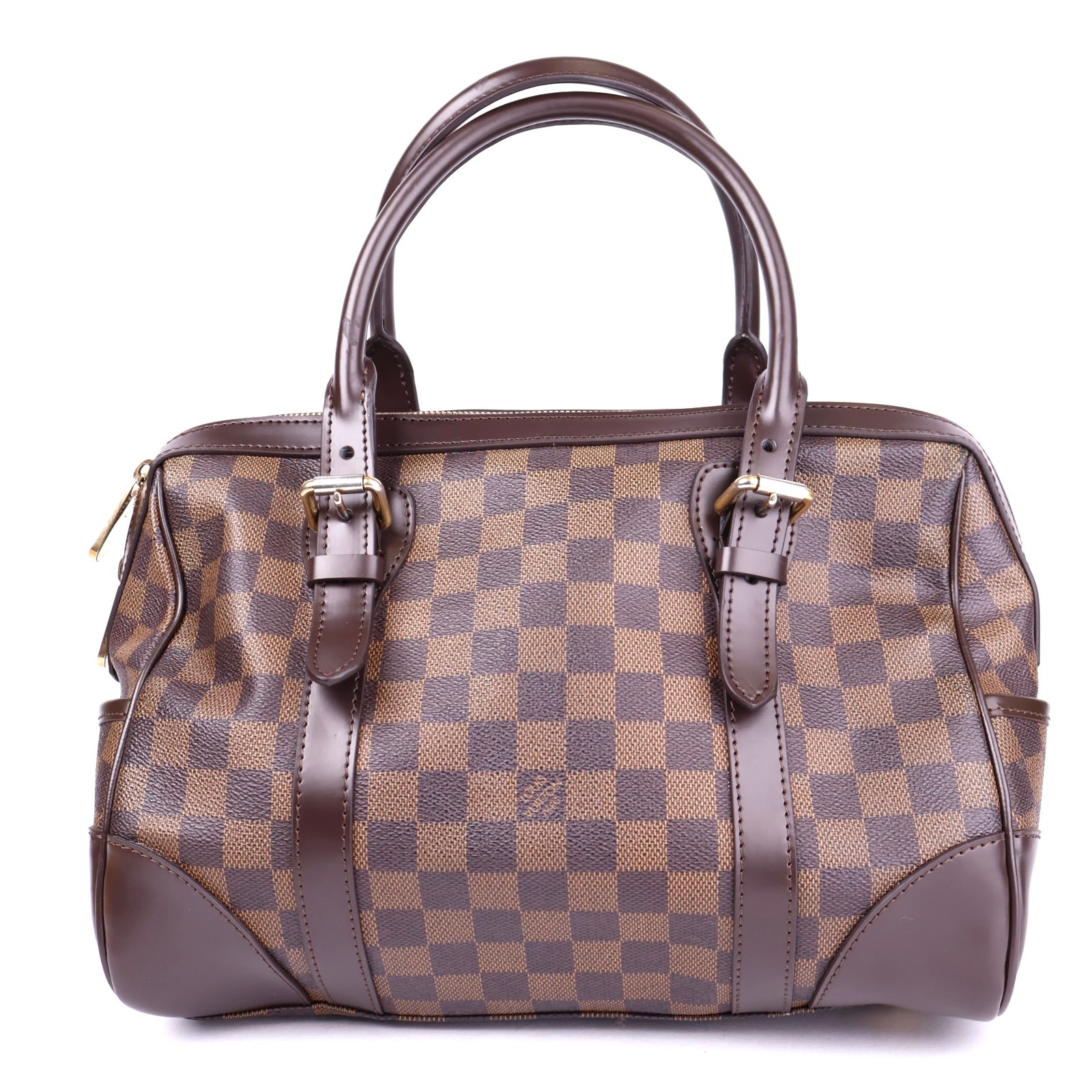 J3743 Louis Vuitton Berkeley Handbag Damier Shoulder Bag- Pre Owned