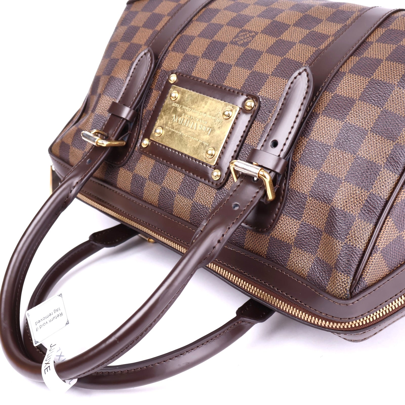 J3743 Louis Vuitton Berkeley Handbag Damier Shoulder Bag- Pre Owned