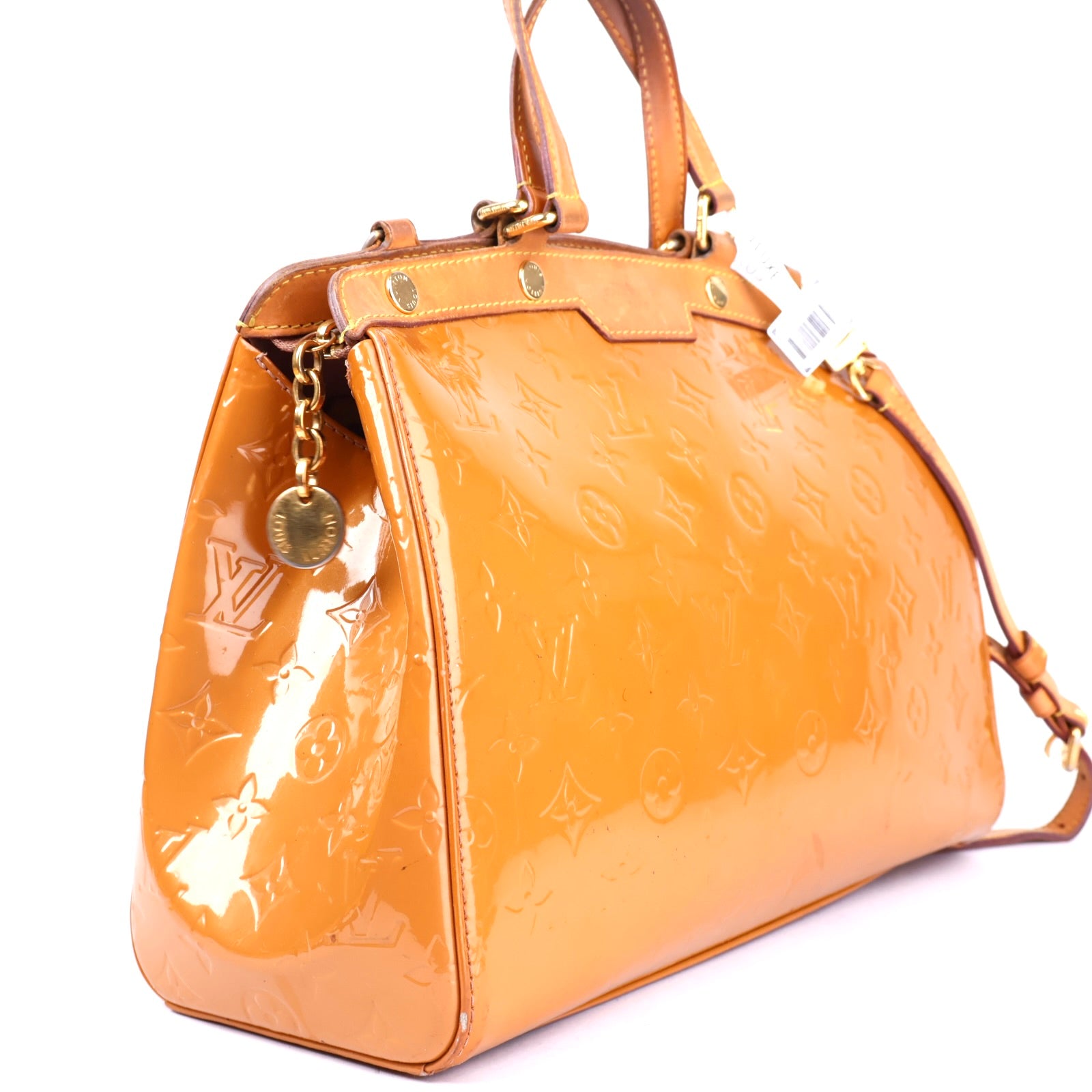 J3741 Louis Vuitton Monogram Vernis Brea MM Satchel- Pre Owned