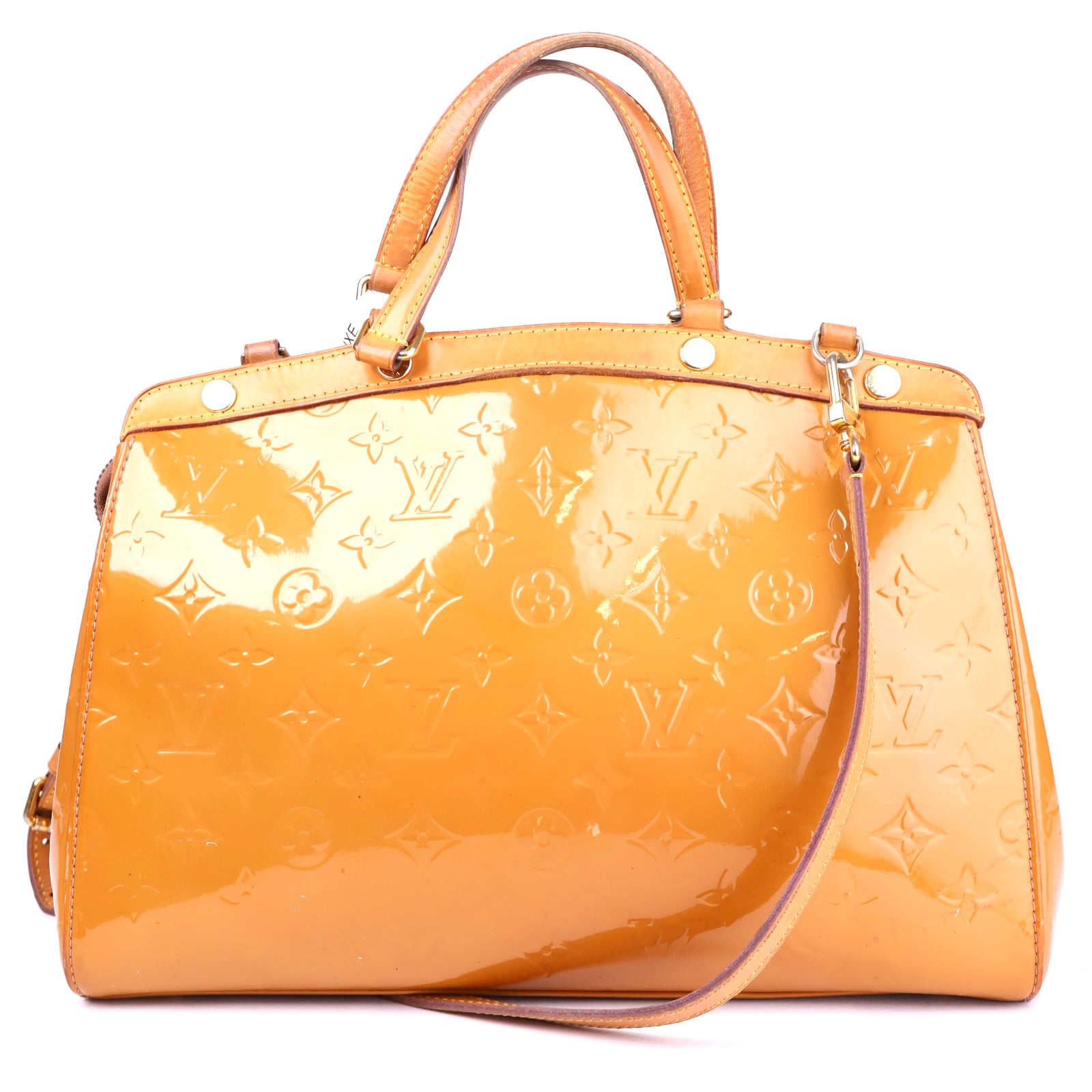 J3741 Louis Vuitton Monogram Vernis Brea MM Satchel- Pre Owned