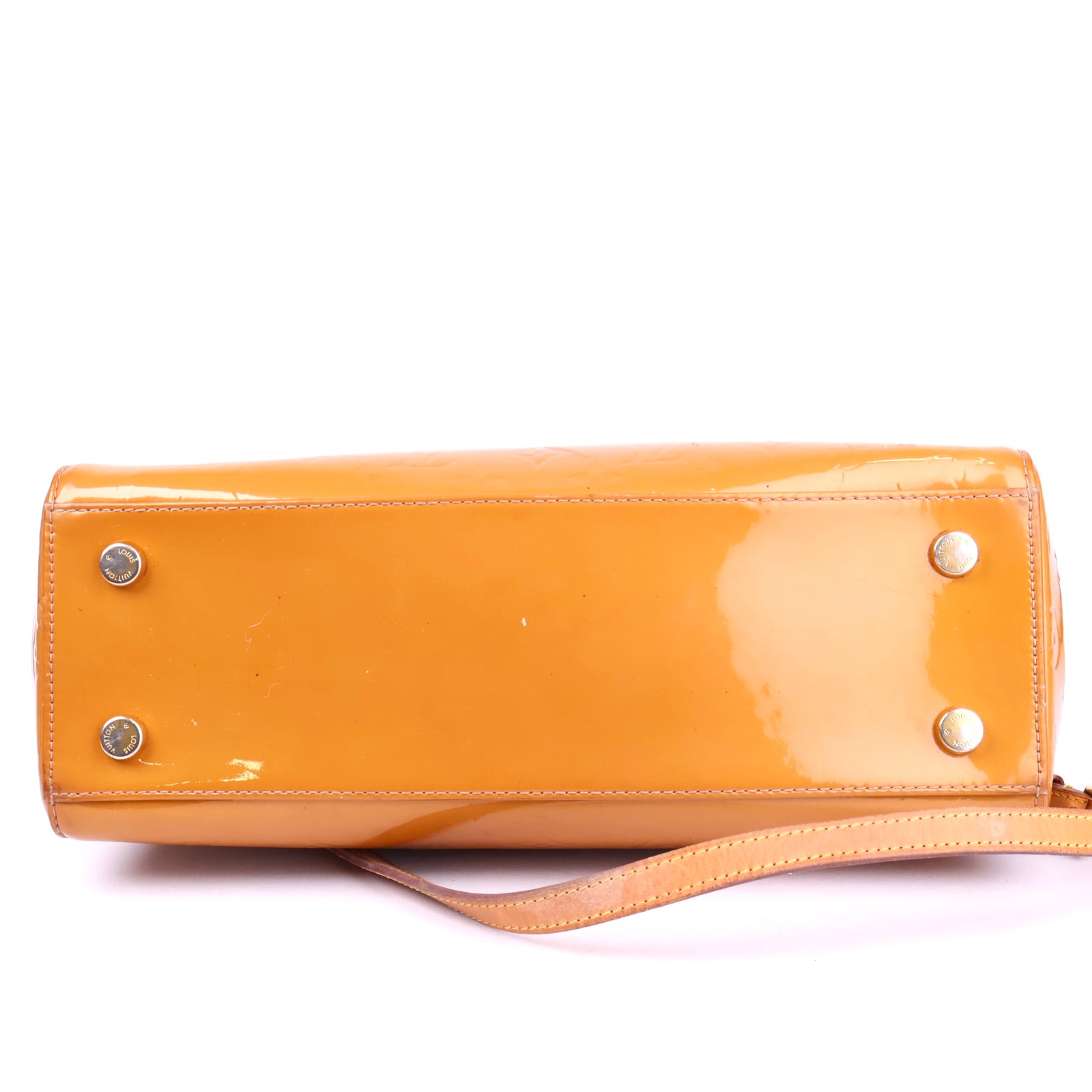 J3741 Louis Vuitton Monogram Vernis Brea MM Satchel- Pre Owned