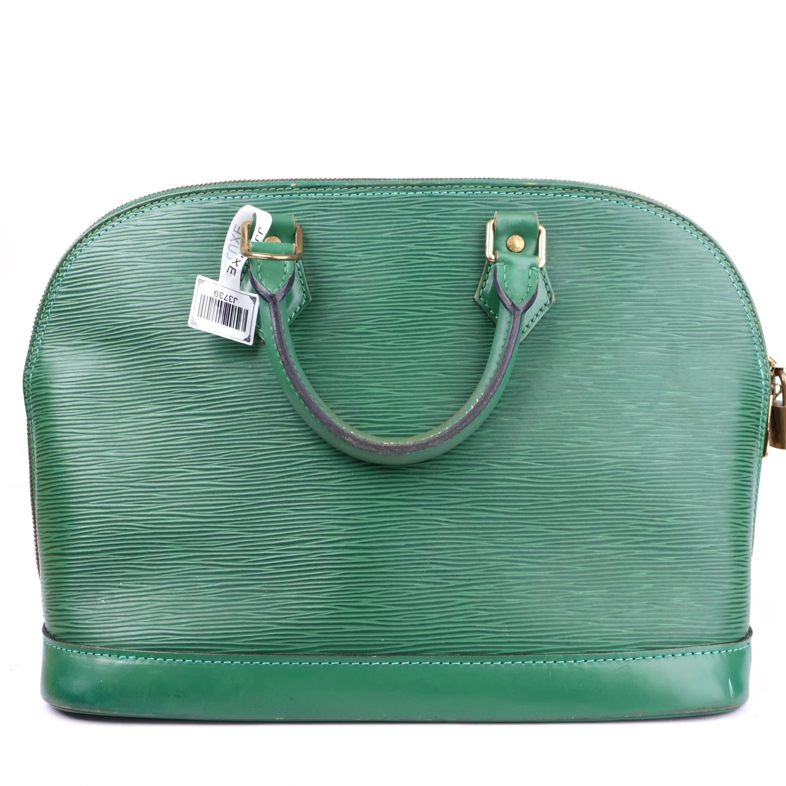 J3739 Louis Vuitton Green Epi Leather Alma Handbag- Pre Owned