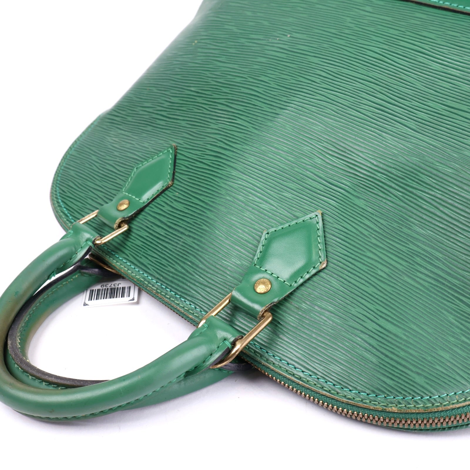 J3739 Louis Vuitton Green Epi Leather Alma Handbag- Pre Owned