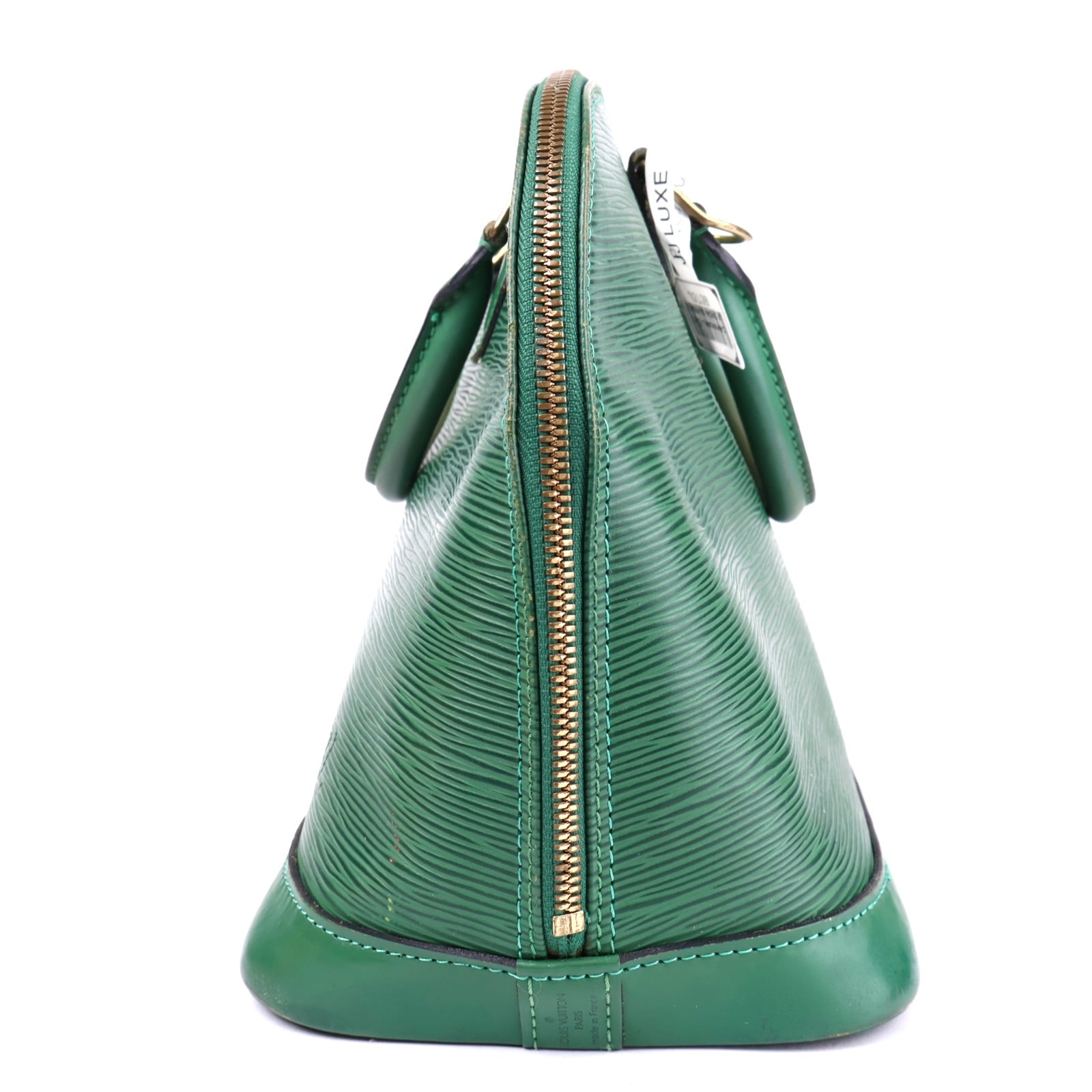 J3739 Louis Vuitton Green Epi Leather Alma Handbag- Pre Owned