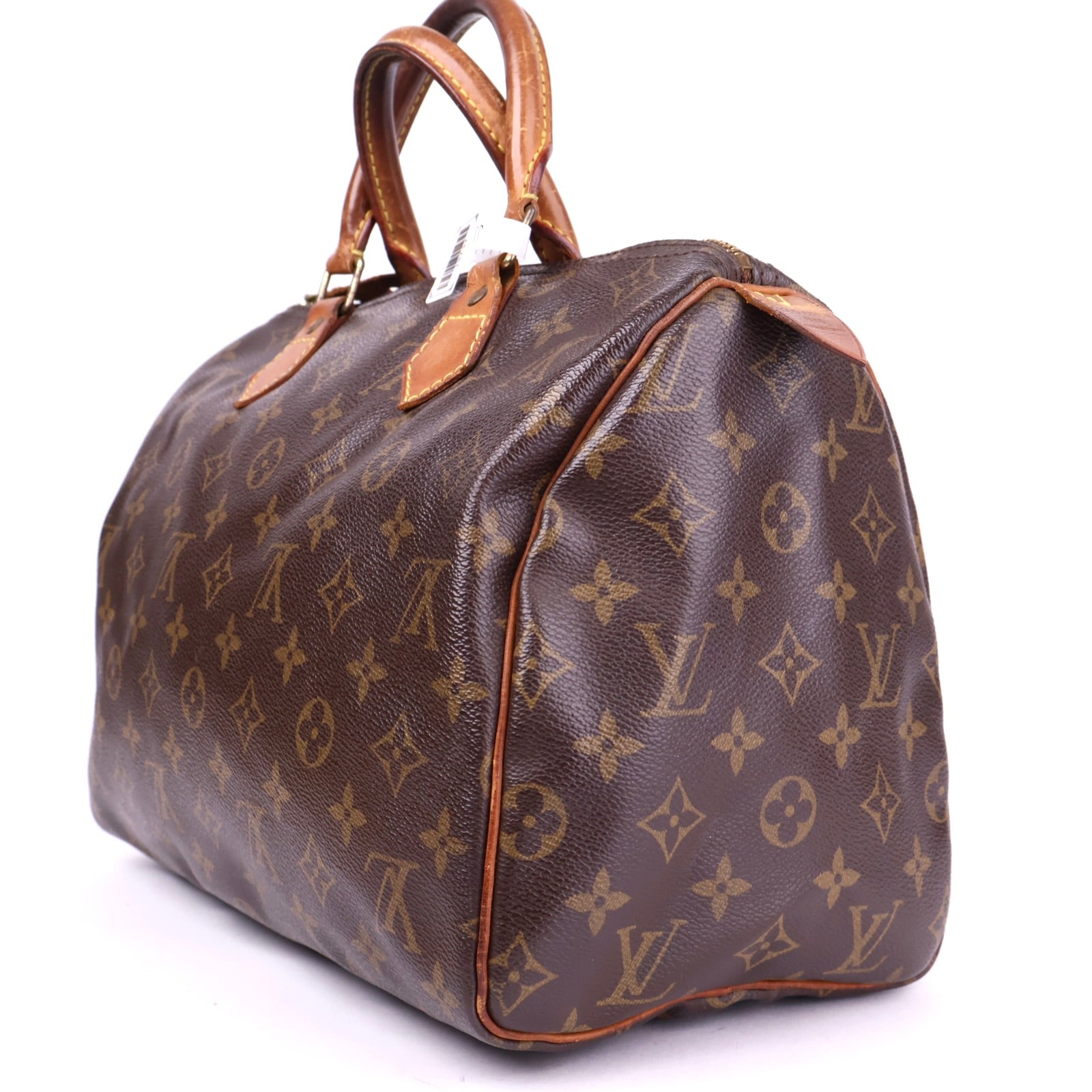 J3737 Louis Vuitton Brown Speedy 30 Handbag- Pre Owned