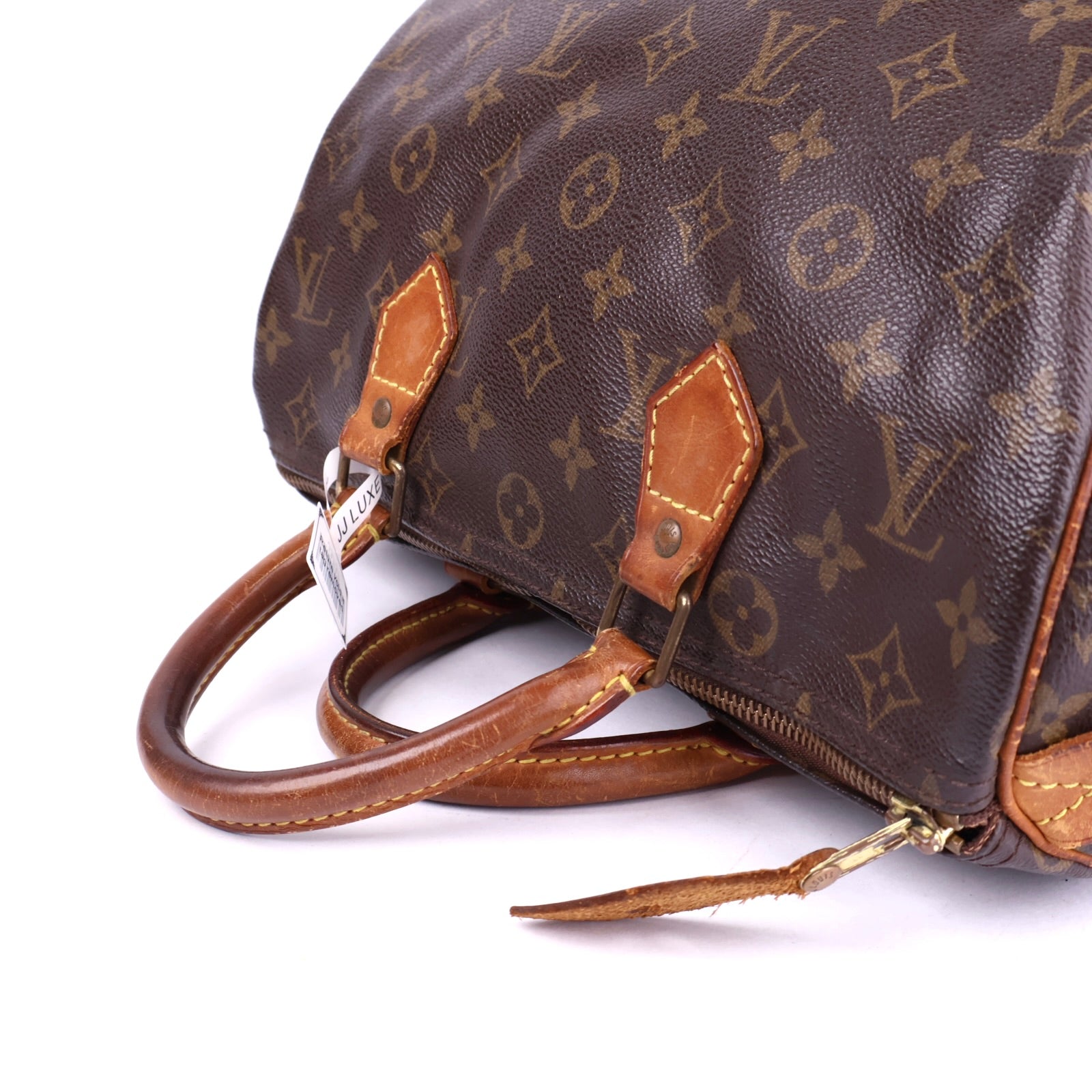 J3737 Louis Vuitton Brown Speedy 30 Handbag- Pre Owned