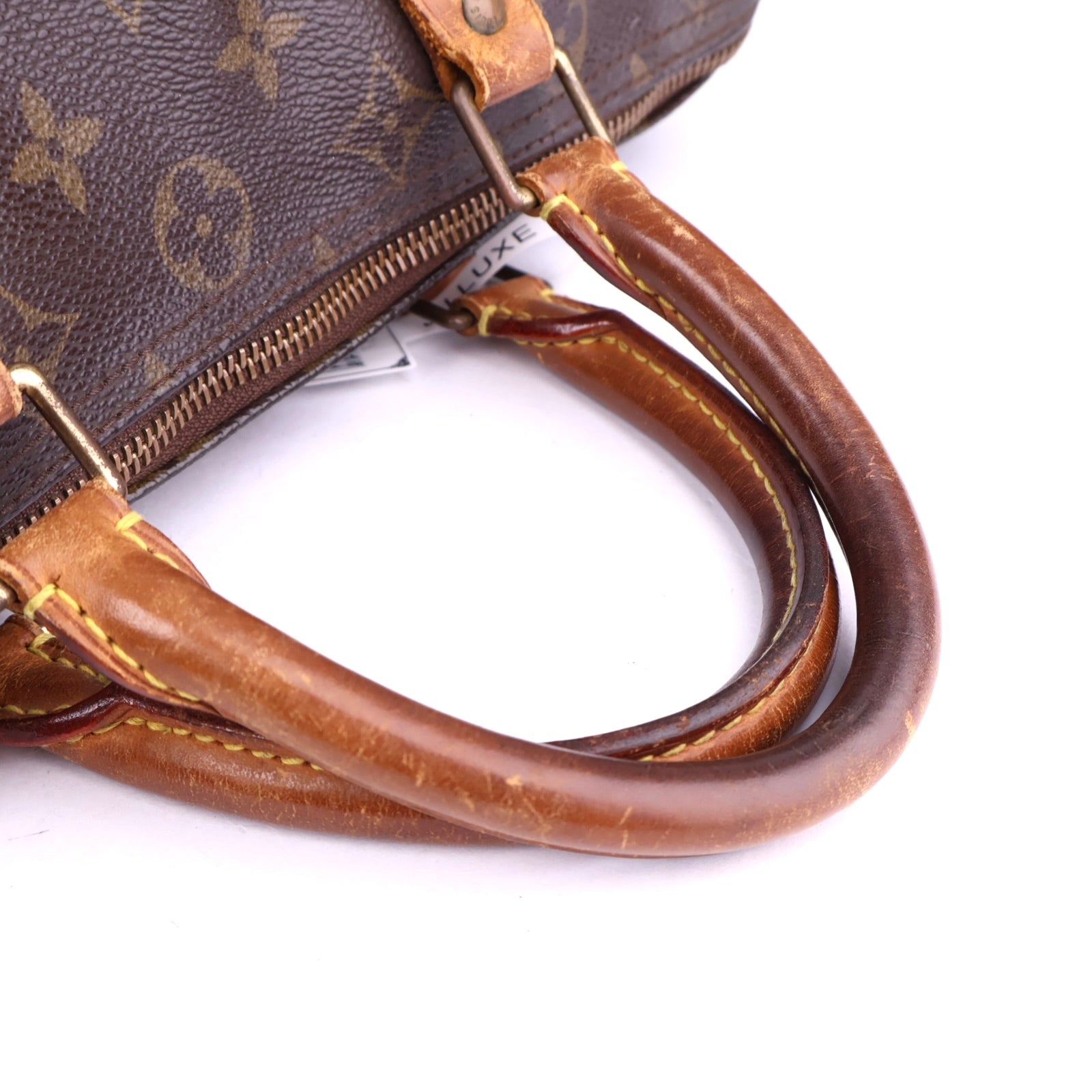J3737 Louis Vuitton Brown Speedy 30 Handbag- Pre Owned
