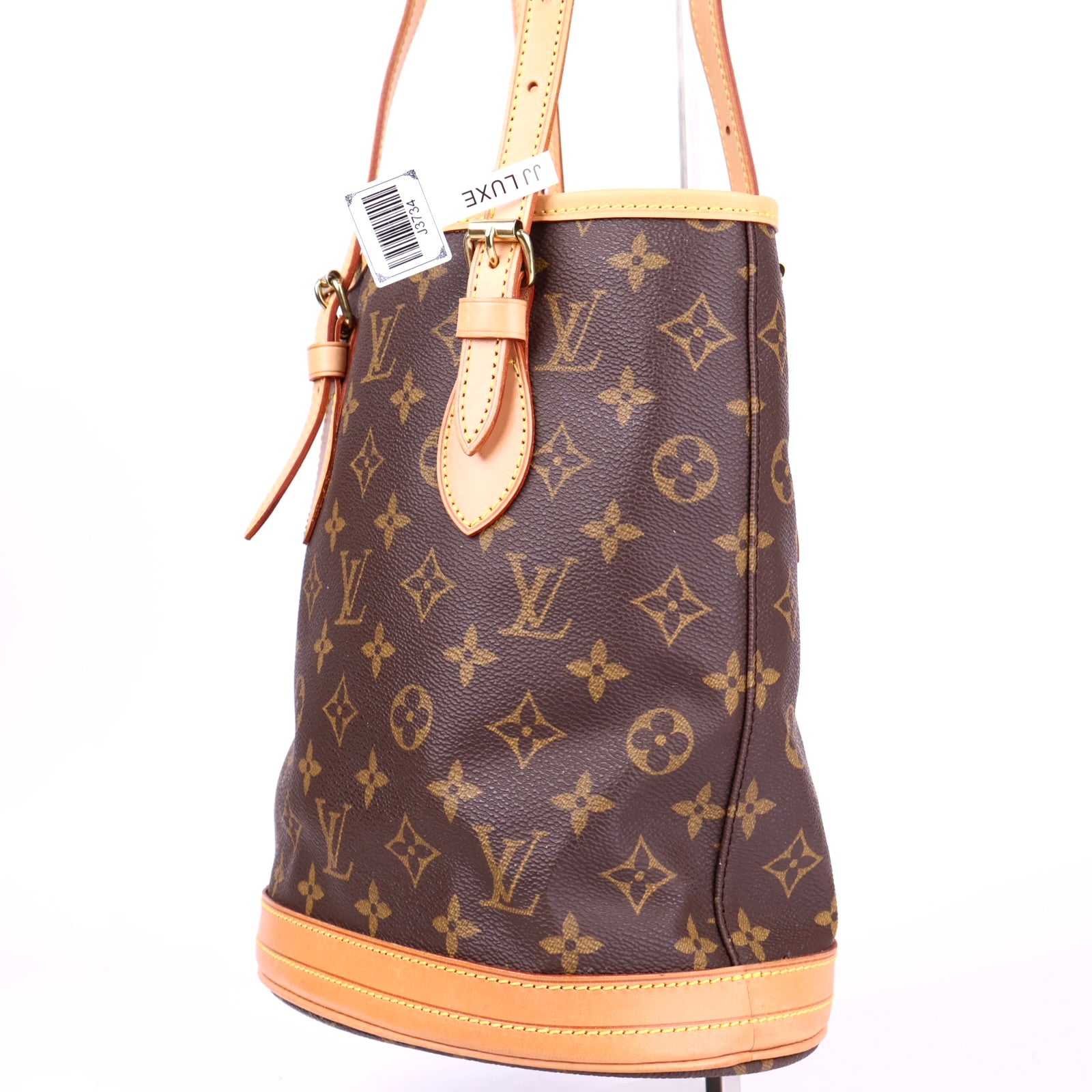 J3734 Louis Vuitton Monogram Canvas Petite Bucket Bag- Pre Owned