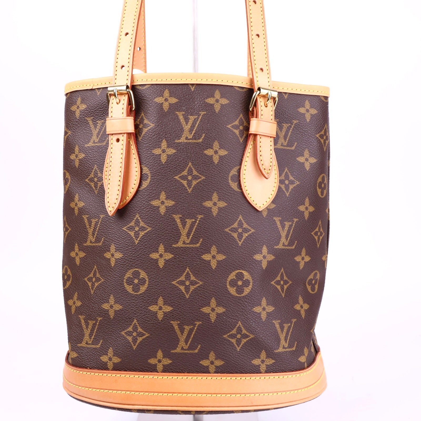 J3734 Louis Vuitton Monogram Canvas Petite Bucket Bag- Pre Owned
