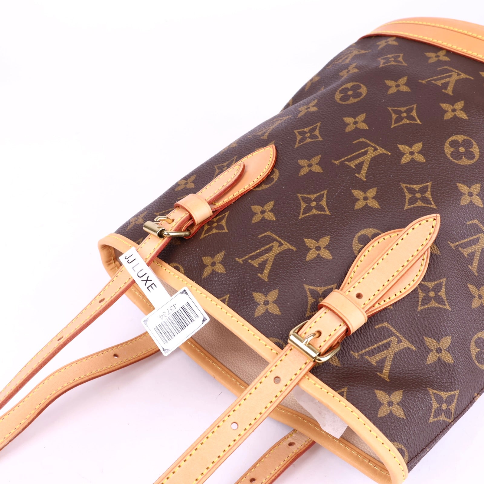 J3734 Louis Vuitton Monogram Canvas Petite Bucket Bag- Pre Owned