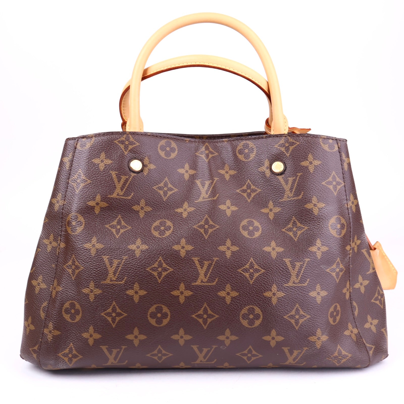 J3732 Louis Vuitton Montaigne Handbag Monogram Canvas MM - Pre Owned