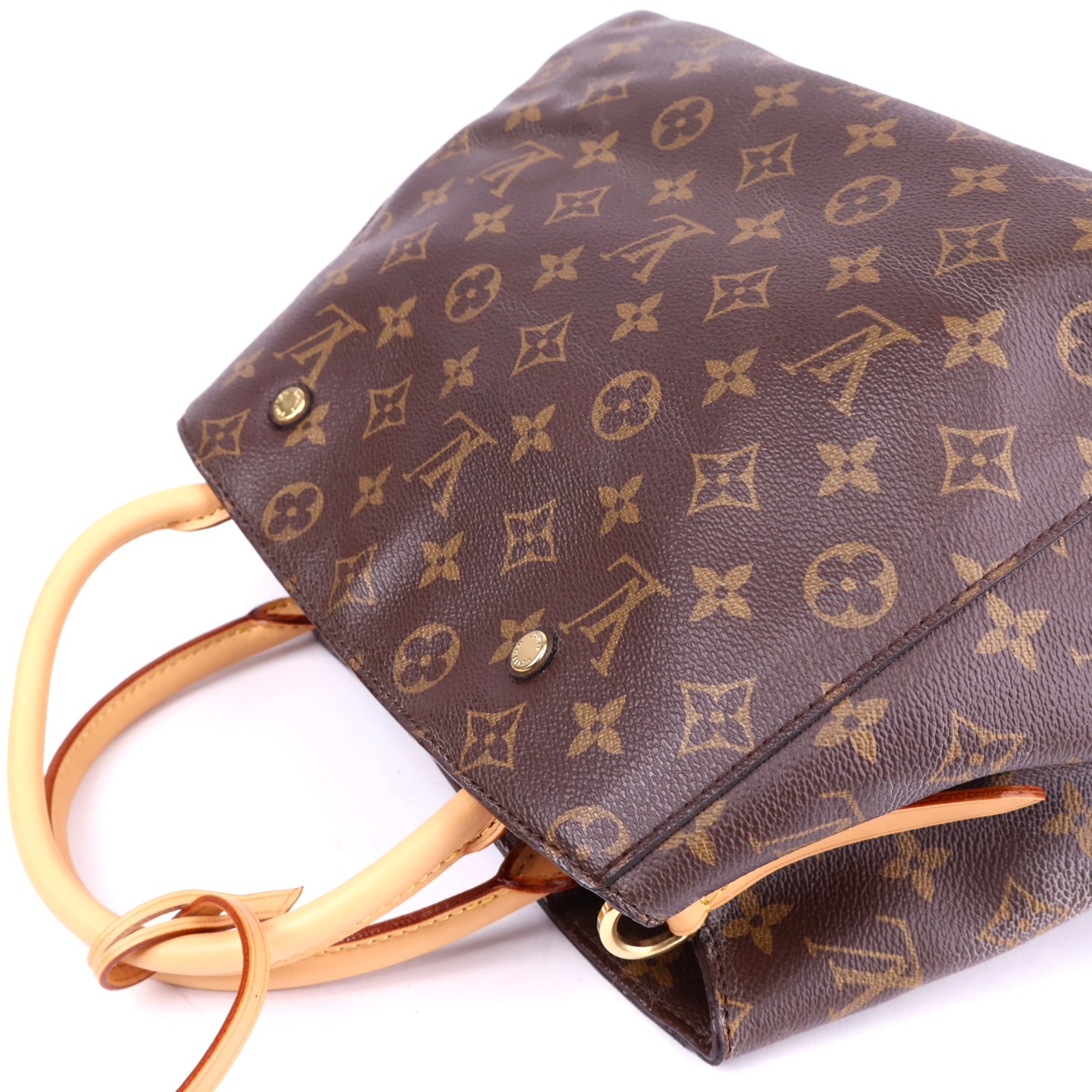 J3732 Louis Vuitton Montaigne Handbag Monogram Canvas MM - Pre Owned