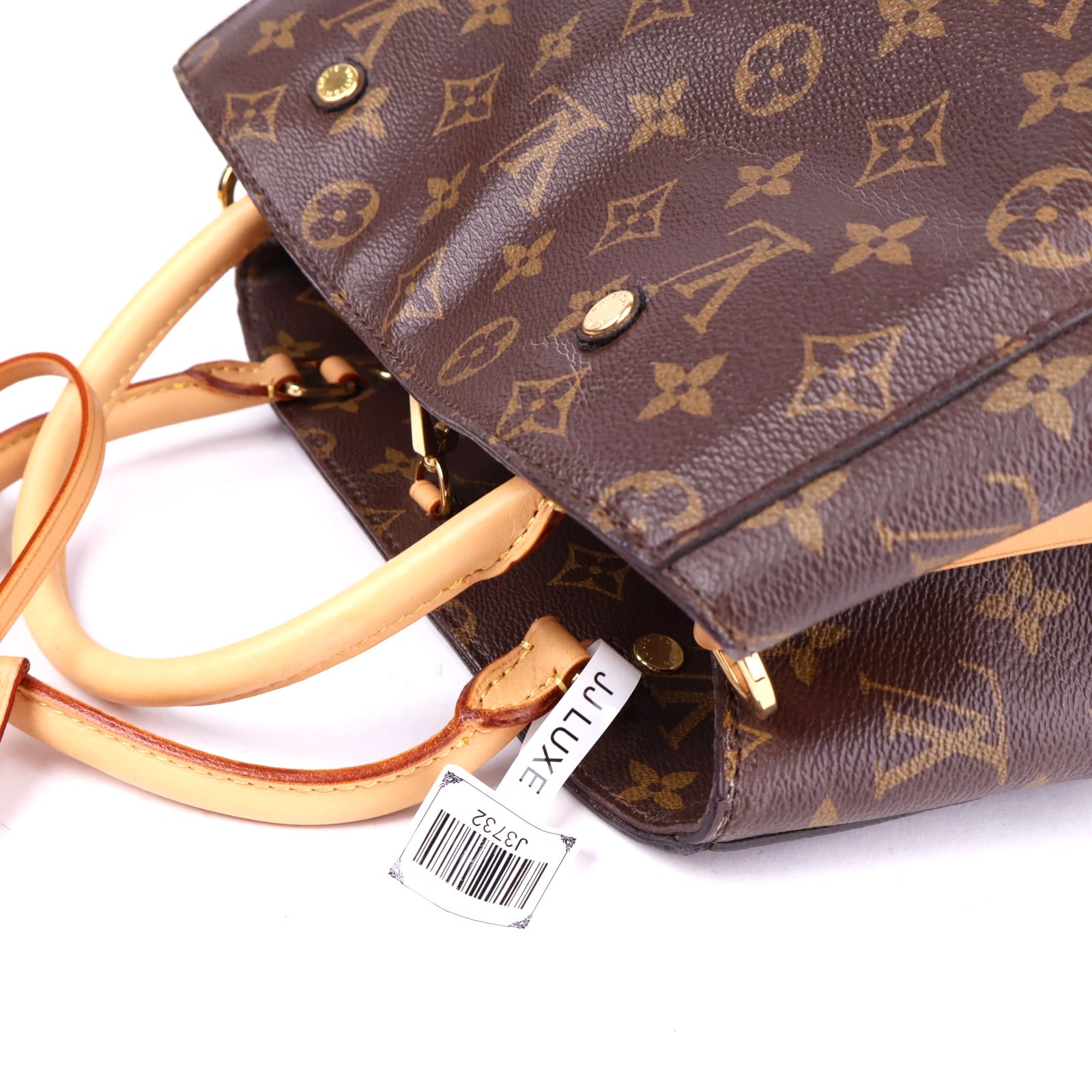 J3732 Louis Vuitton Montaigne Handbag Monogram Canvas MM - Pre Owned