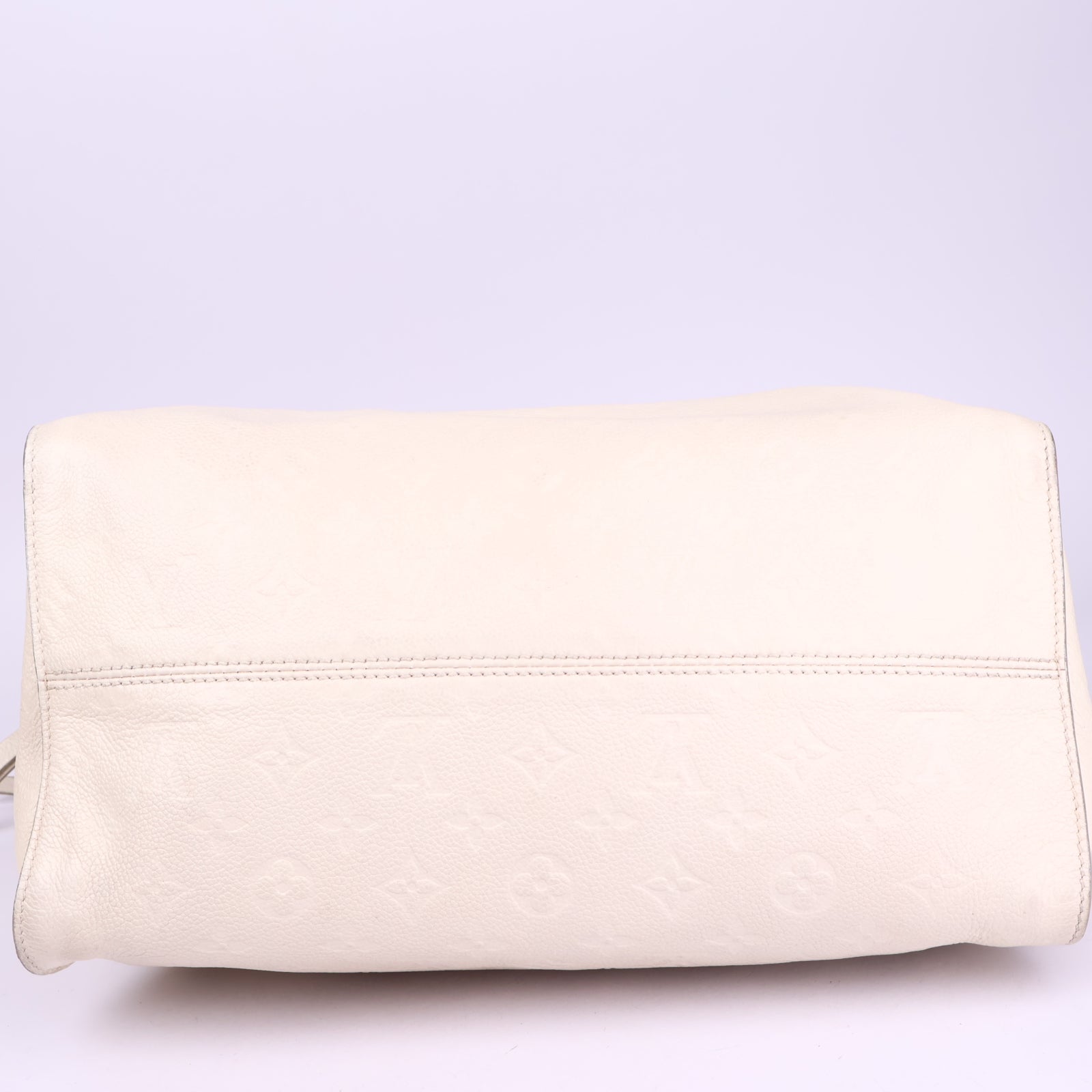 J3487# Louis Vuitton Neige Monogram Empreinte Leather Lumineuse- Pre Owned