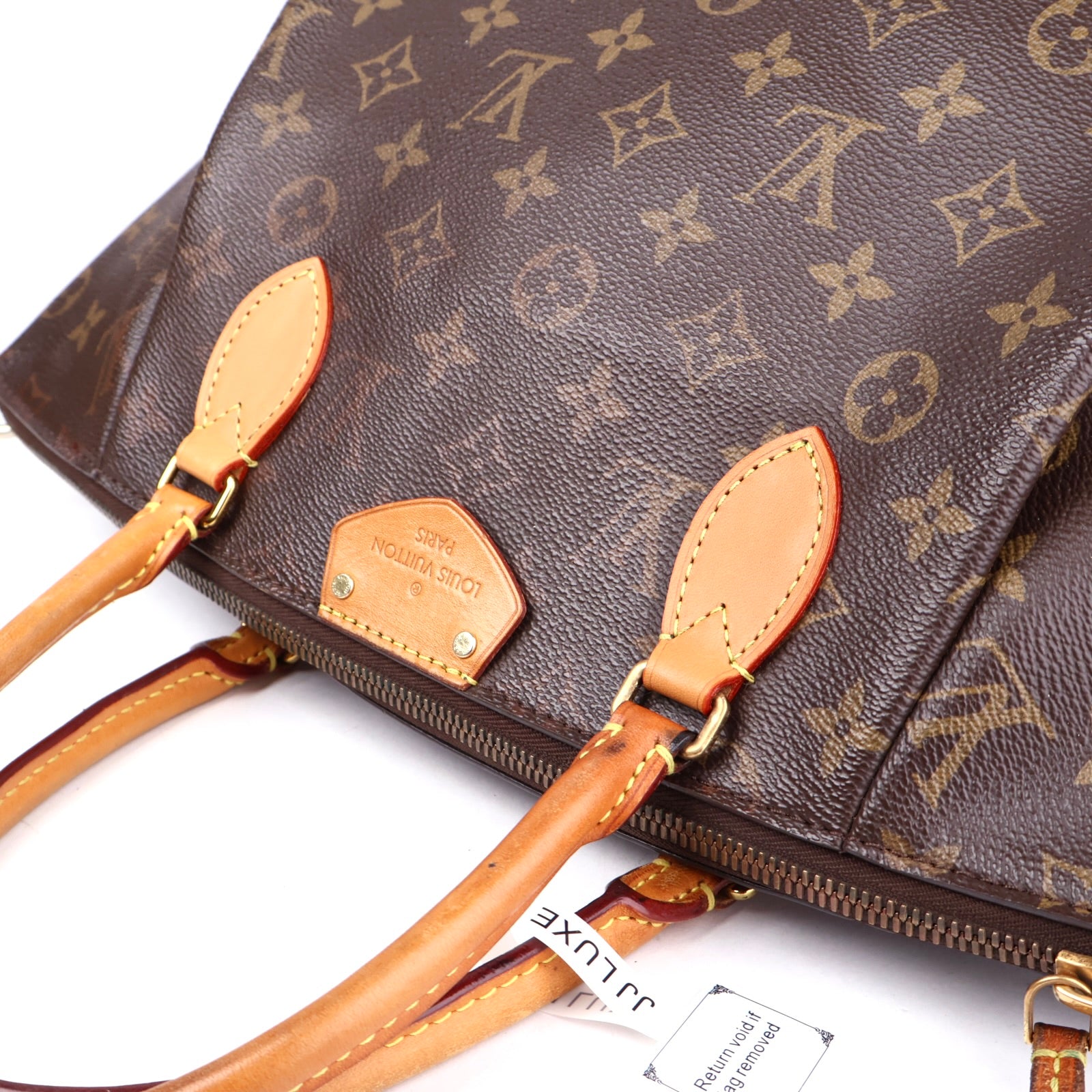 J3488 Louis Vuitton Brown Monogram Canvas Turenne MM Bag- Pre Owned