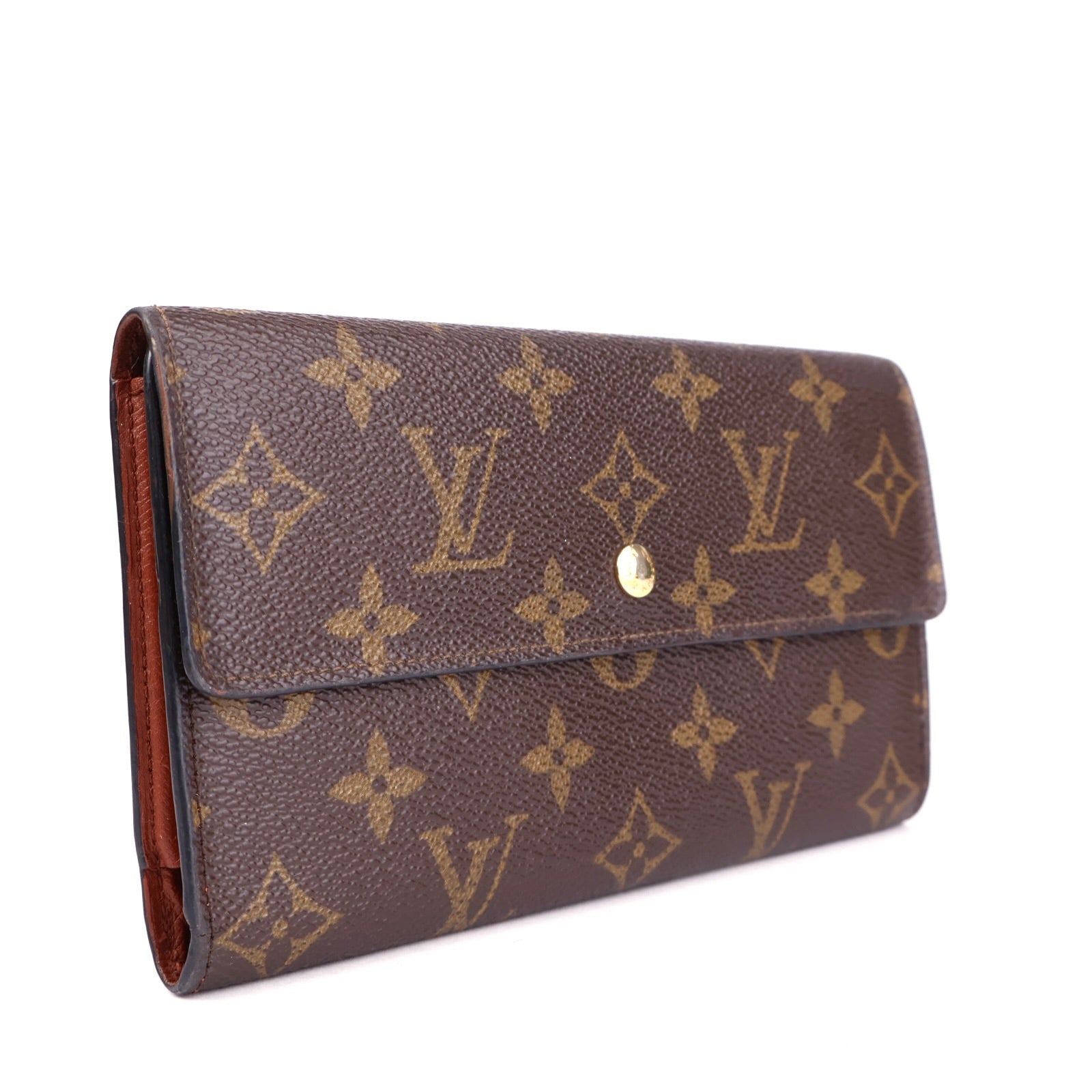 J1682 Louis Vuitton Monogram Canvas Sarah Wallet- Pre Owned