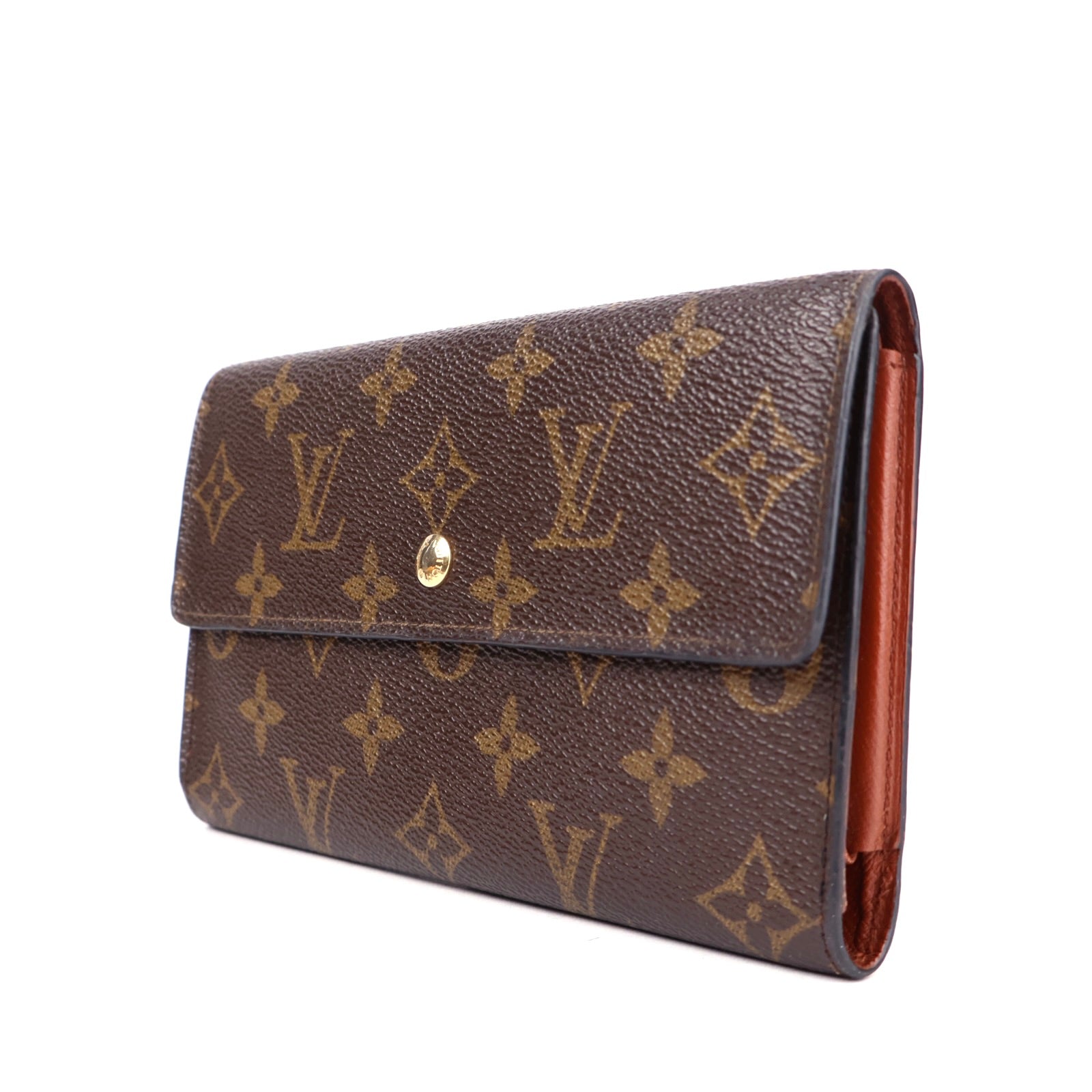 J1682 Louis Vuitton Monogram Canvas Sarah Wallet- Pre Owned