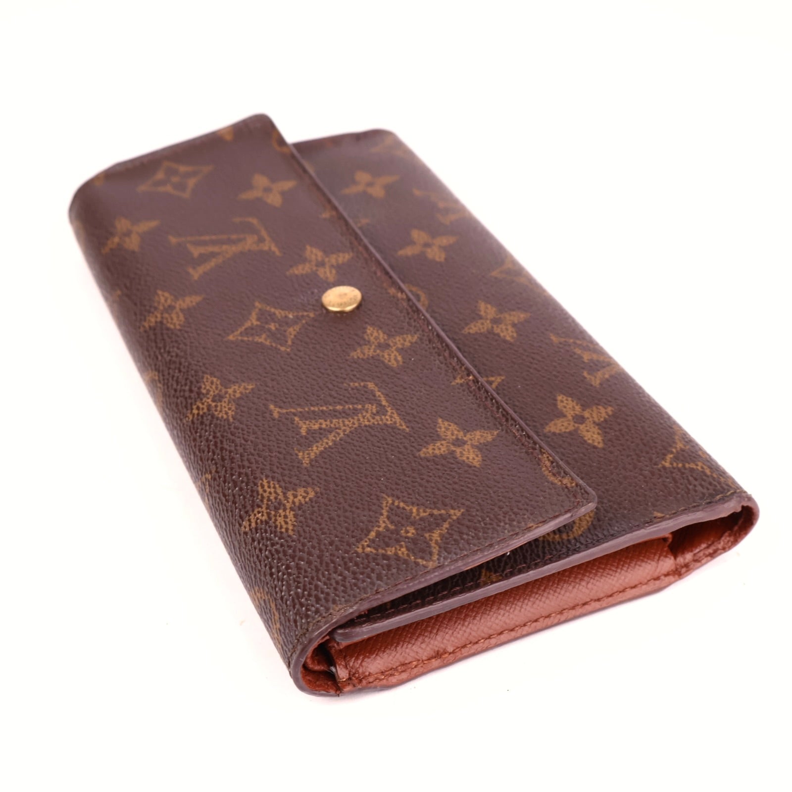 J1683 Louis Vuitton Monogram Canvas Sarah Wallet- Pre Owned