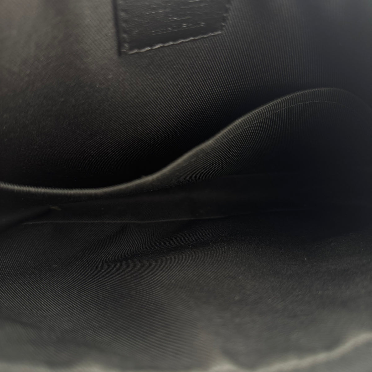J3291 Louis Vuitton Black Monogram Canvas Trio Messenger Bag- Pre Owned