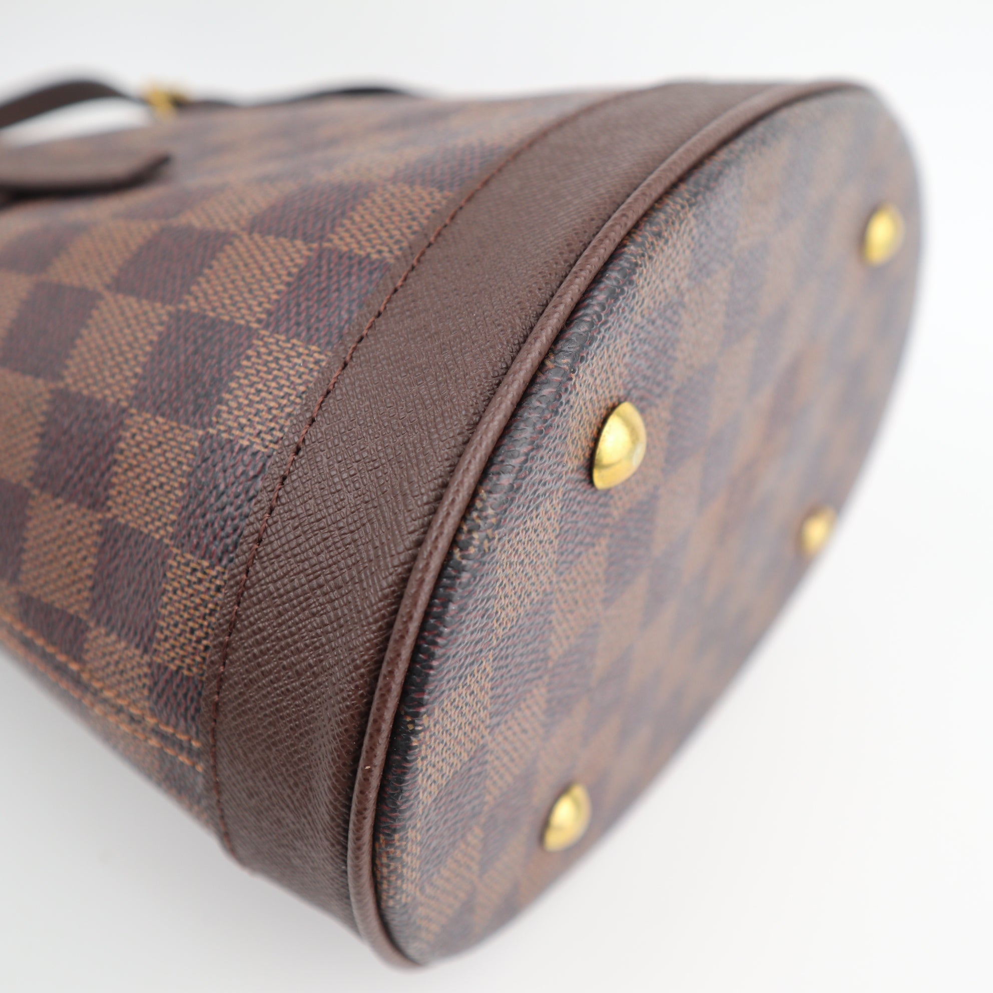C2021R Louis Vuitton Bucket Bag Marais Bucket | Pre-Owned Excellent Brown Coated canvas Damier Ebene