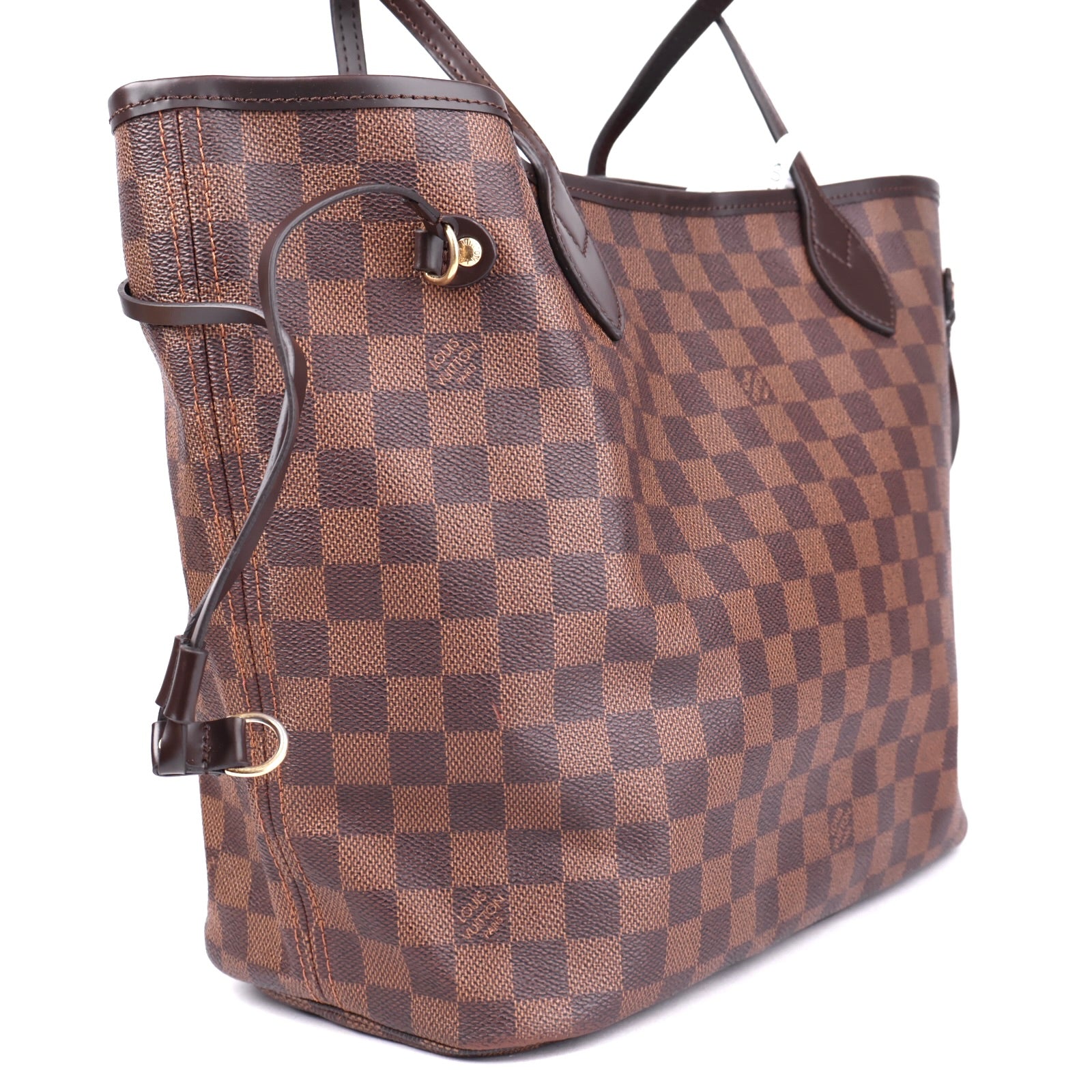 J3476 Louis Vuitton Damier Ebene Canvas Neverfull MM Shoulder Bag- Pre Owned