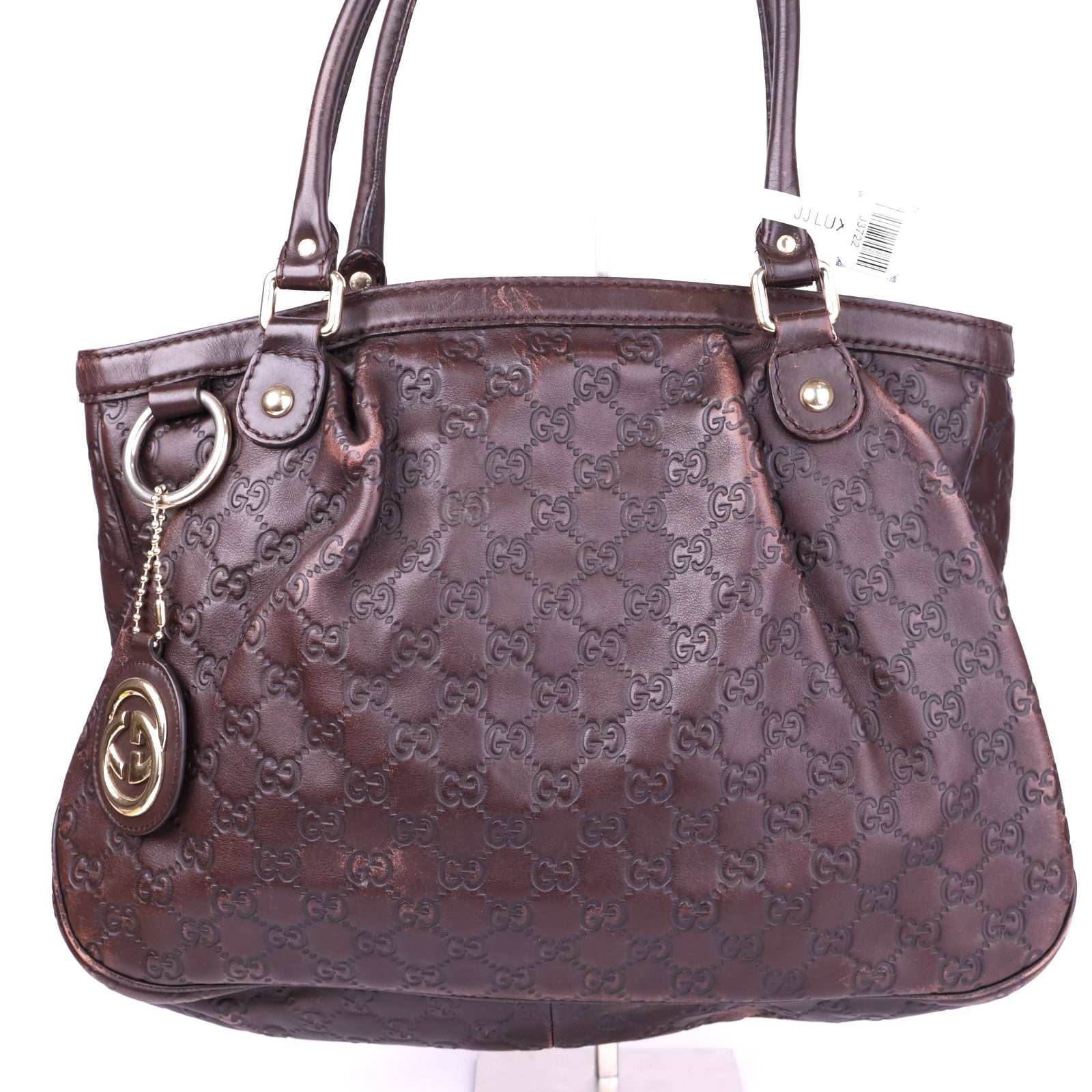 J3722 Gucci Guccissima Sukey Tote Bag- Pre Owned