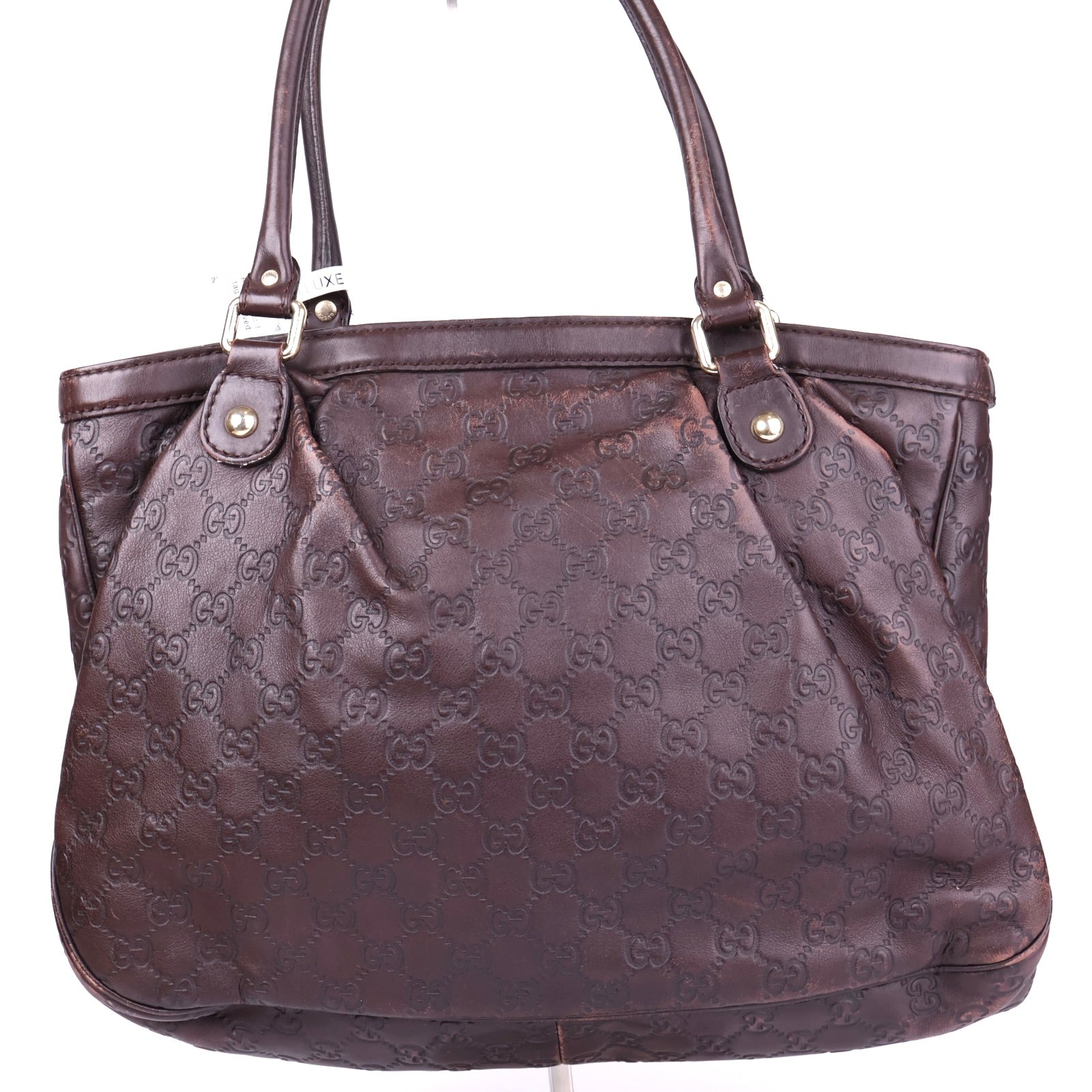 J3722 Gucci Guccissima Sukey Tote Bag- Pre Owned