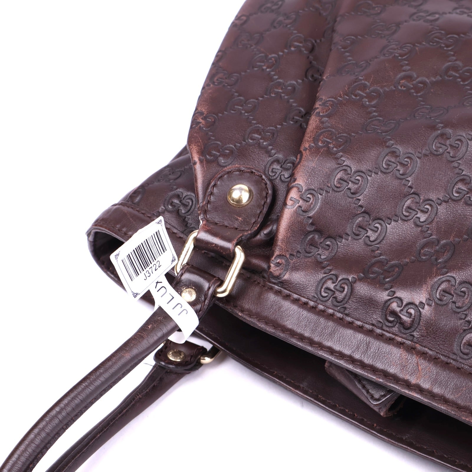 J3722 Gucci Guccissima Sukey Tote Bag- Pre Owned